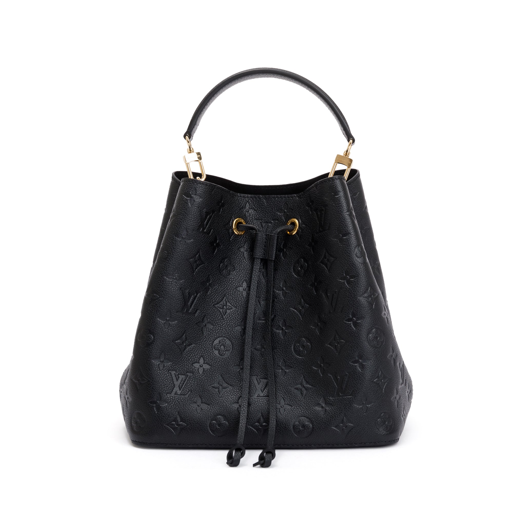 Louis Vuitton 2021 Black Monogram Empreinte Leather Neonoe MM w/ Box & Receipt