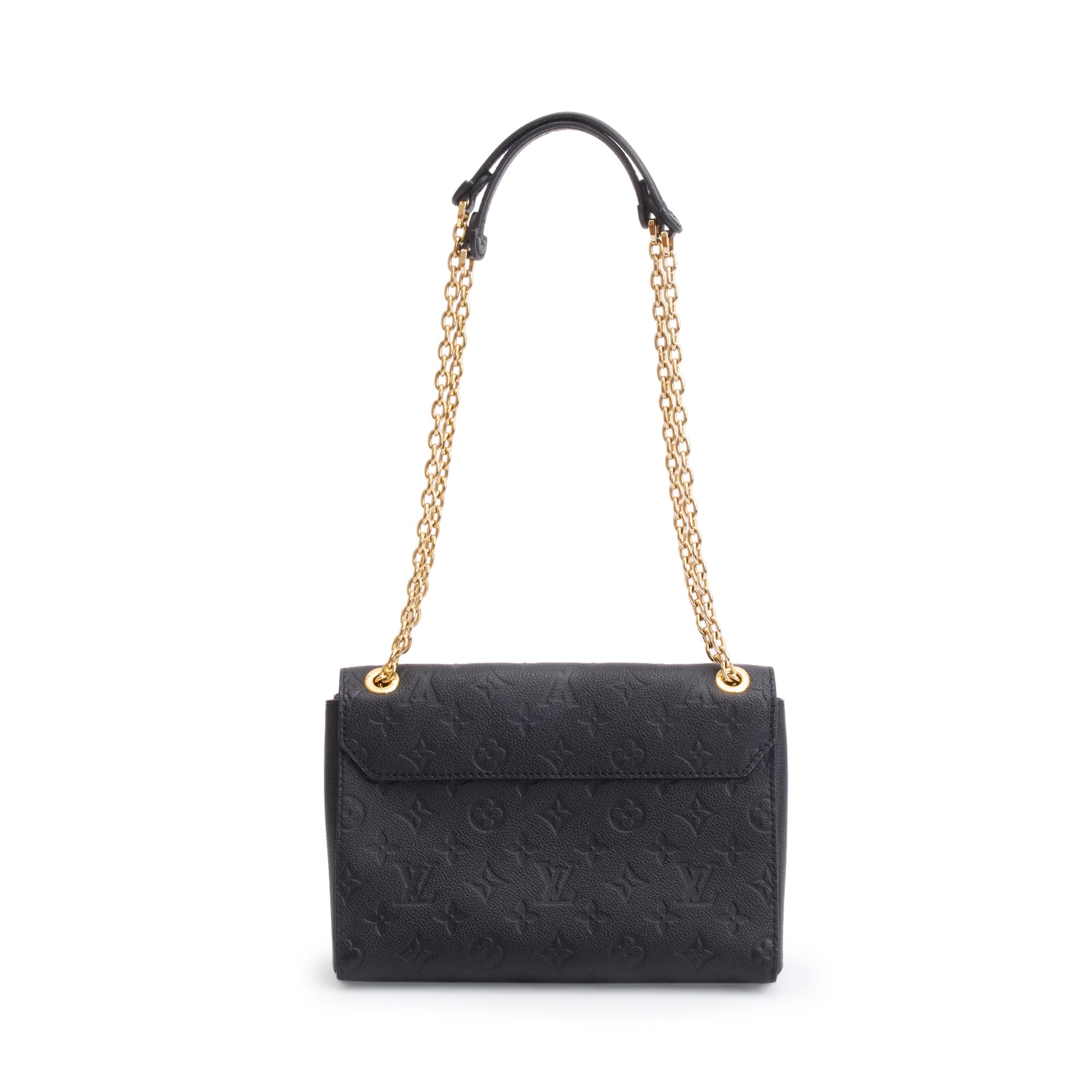 Louis Vuitton 2021 Black Monogram Empreinte Leather Vavin PM w/ Box & Receipt