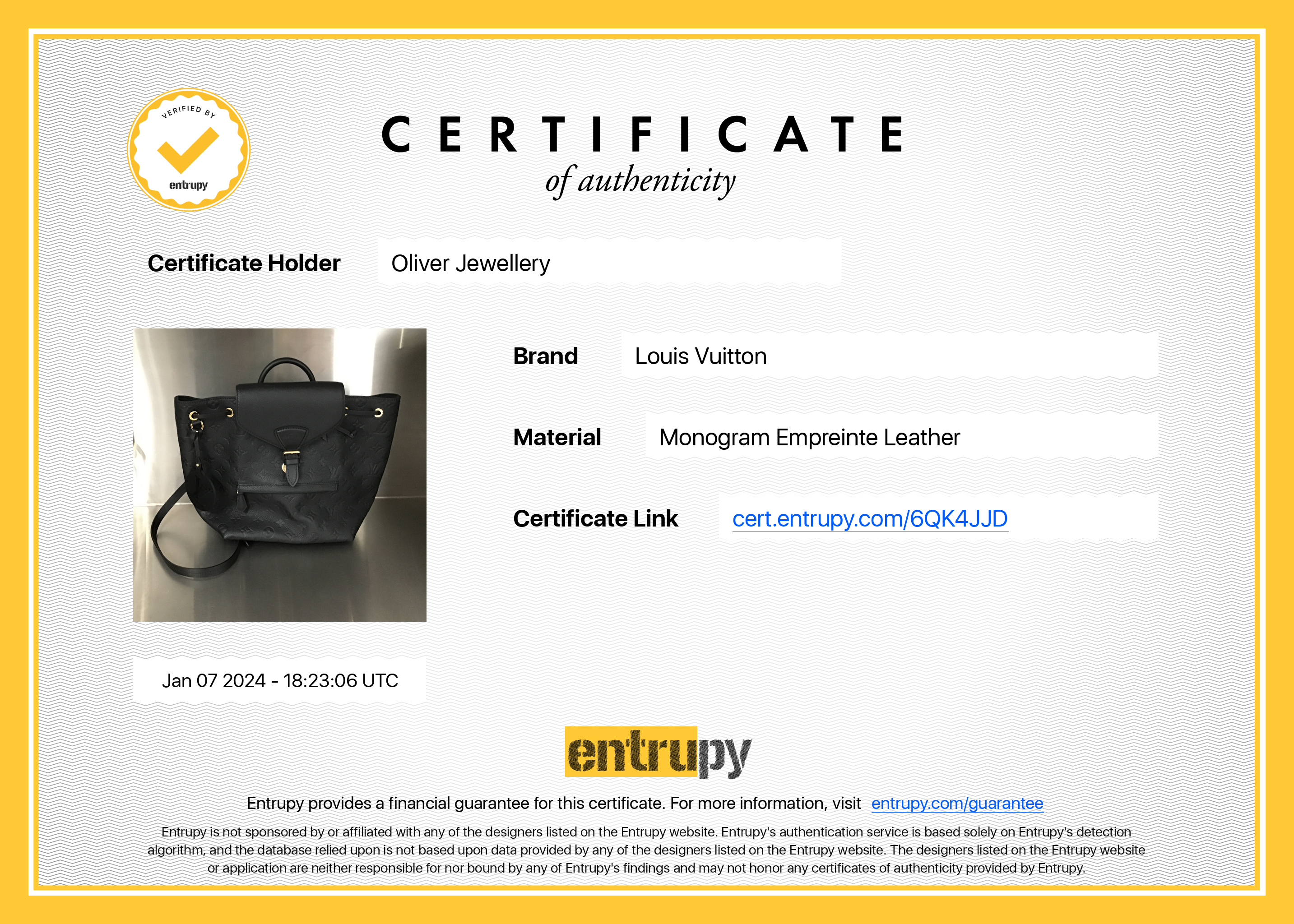 Louis Vuitton 2021 Black Monogram Empreinte Montsouris Backpack