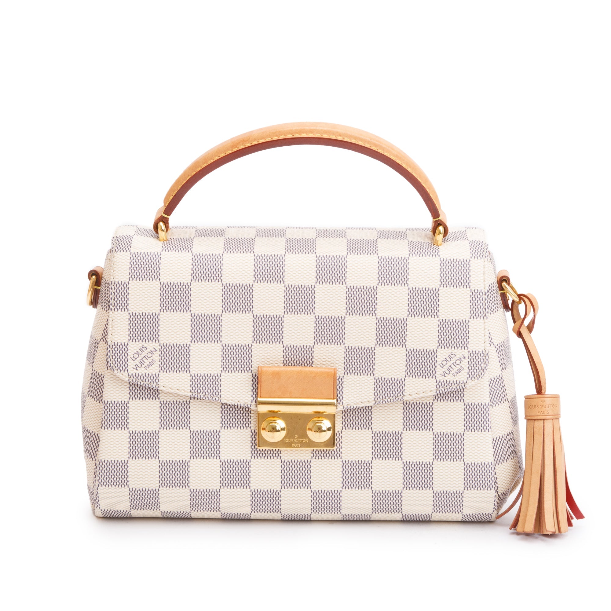 Louis Vuitton 2021 Damier Azur Croisette Bag w/ Box