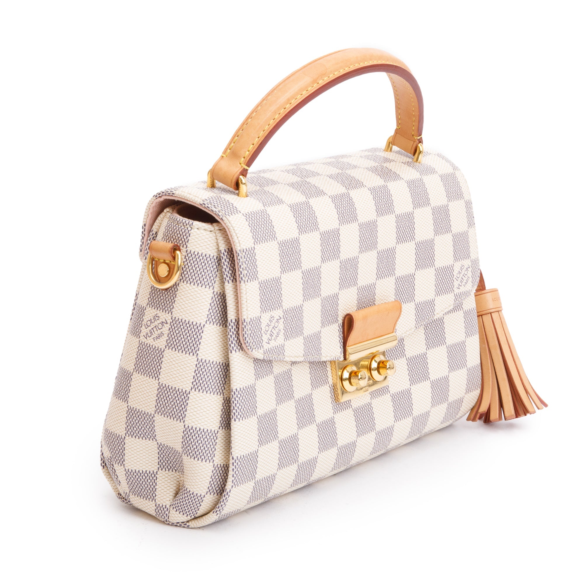 Louis Vuitton 2021 Damier Azur Croisette Bag w/ Box