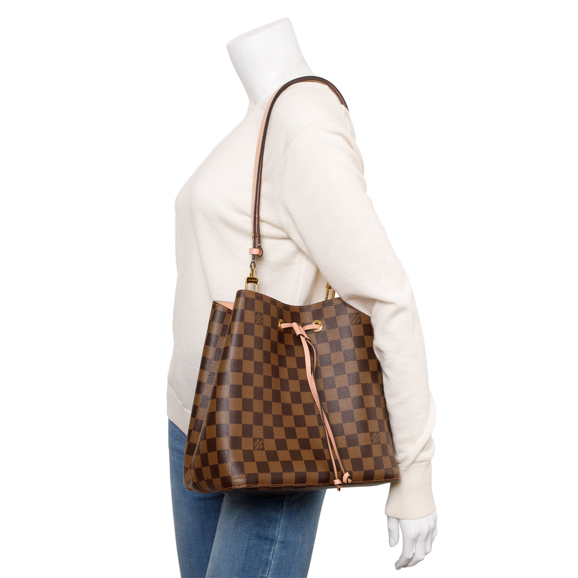 Louis Vuitton 2021 Damier Ebene Neonoe MM w/ Receipt