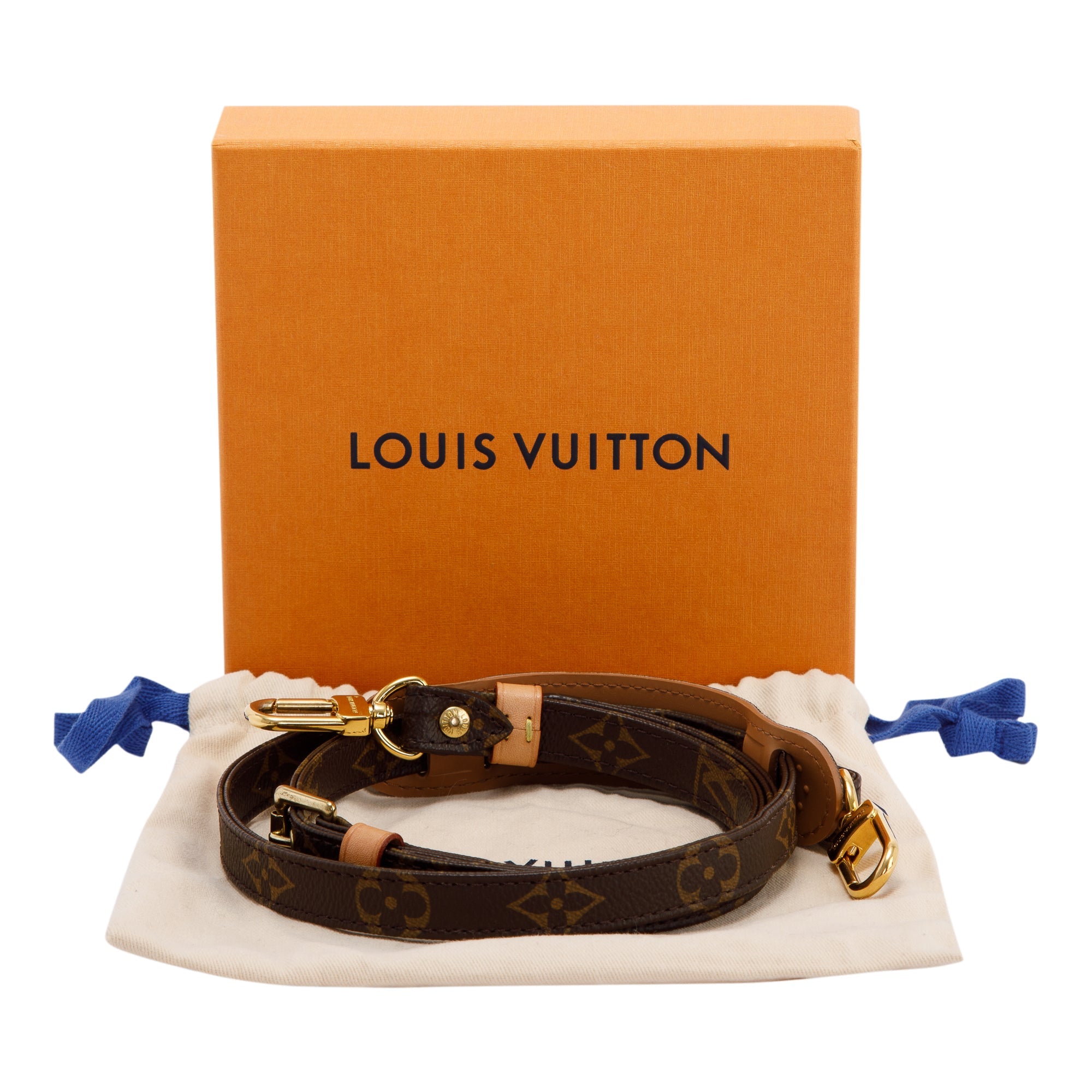Louis Vuitton 2021 Monogram Bandouliere Shoulder Strap w/ Box & Receipt