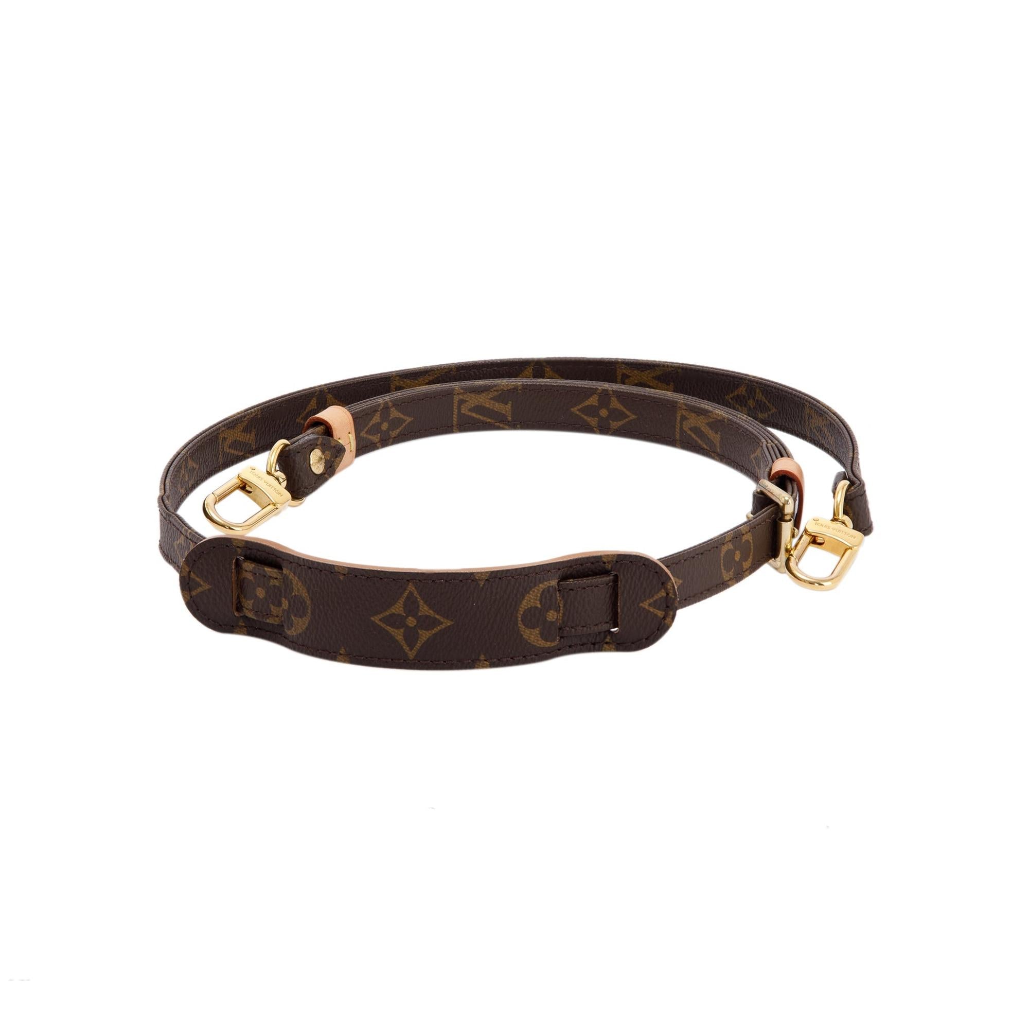 Louis Vuitton 2021 Monogram Bandouliere Shoulder Strap w/ Box & Receipt