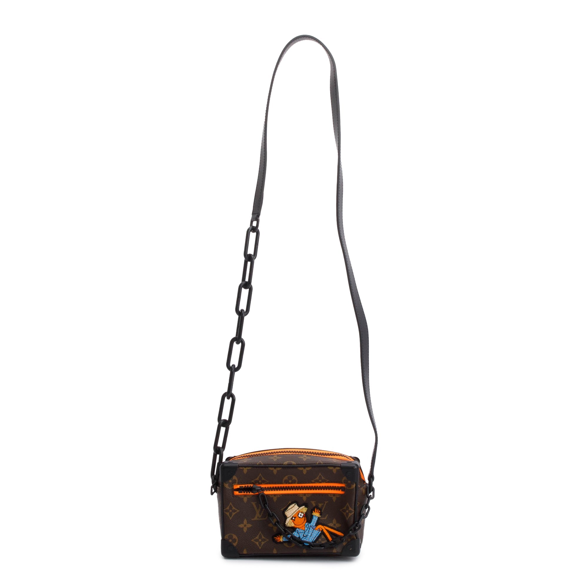 Louis Vuitton 2021 Monogram LV Friends Patch Mini Solar Ray Soft Trunk Bag