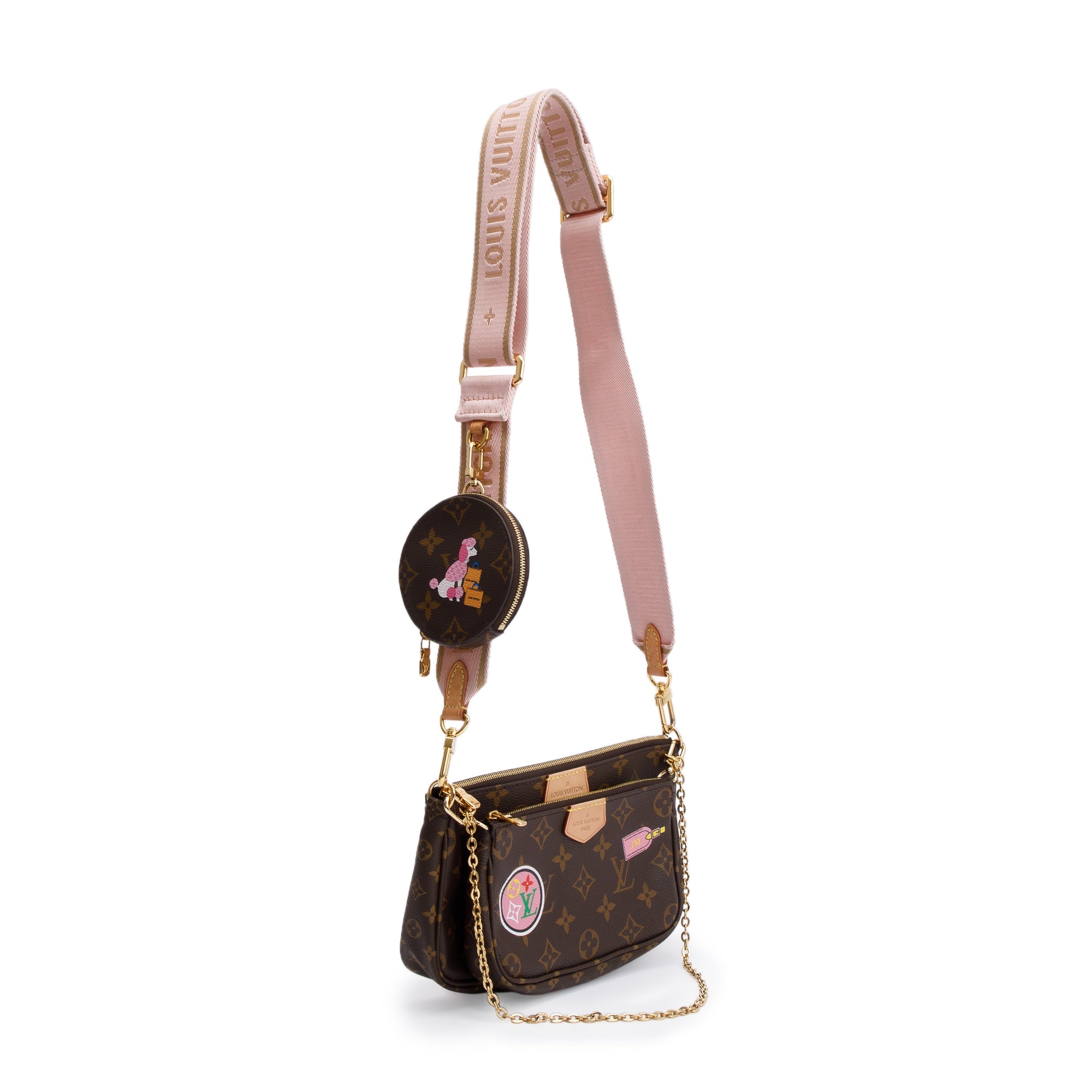 Louis Vuitton 2021 Monogram My World Tour Multi-Pochette Accessoires w/ Receipt