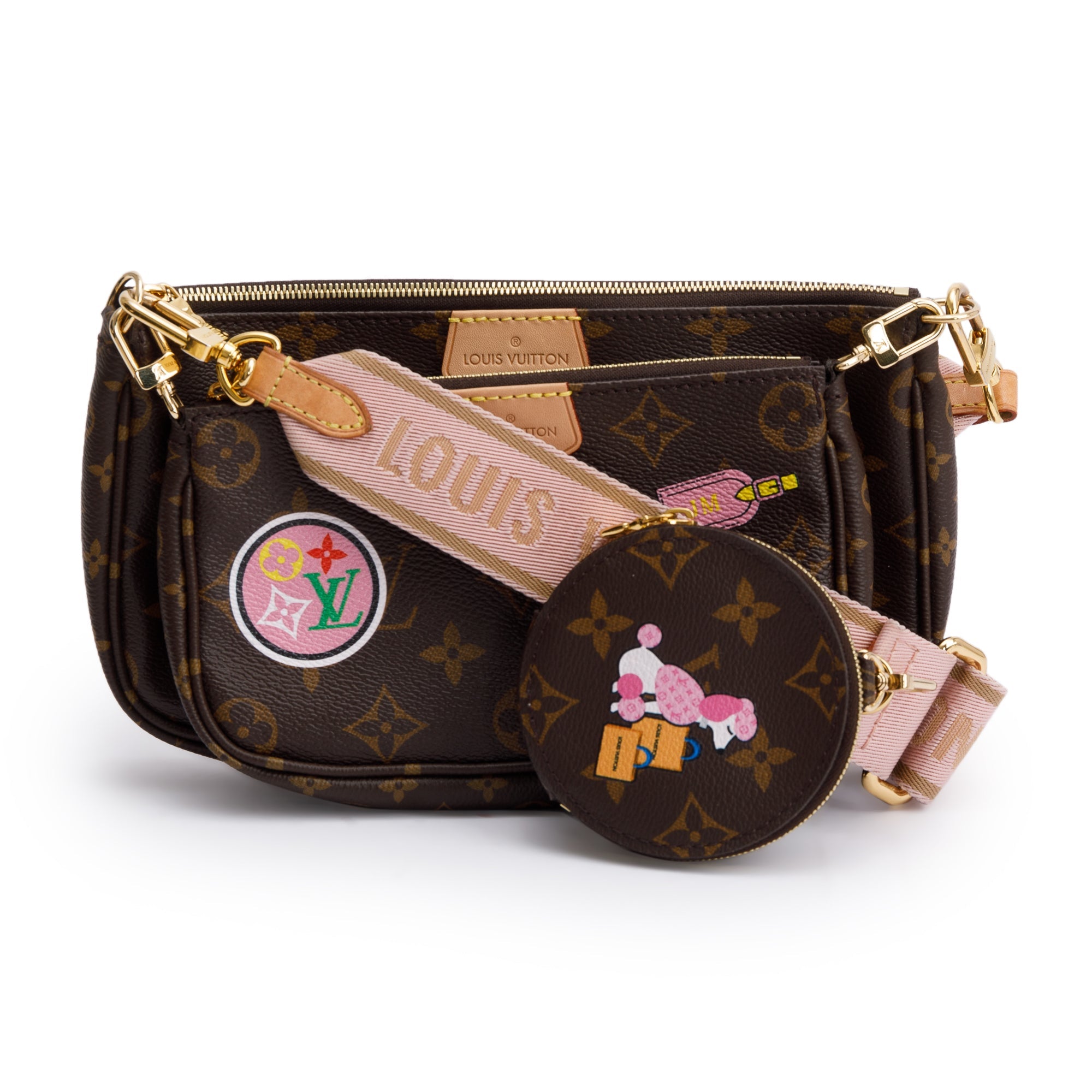 Louis Vuitton 2021 Monogram My World Tour Multi-Pochette Accessoires w/ Receipt