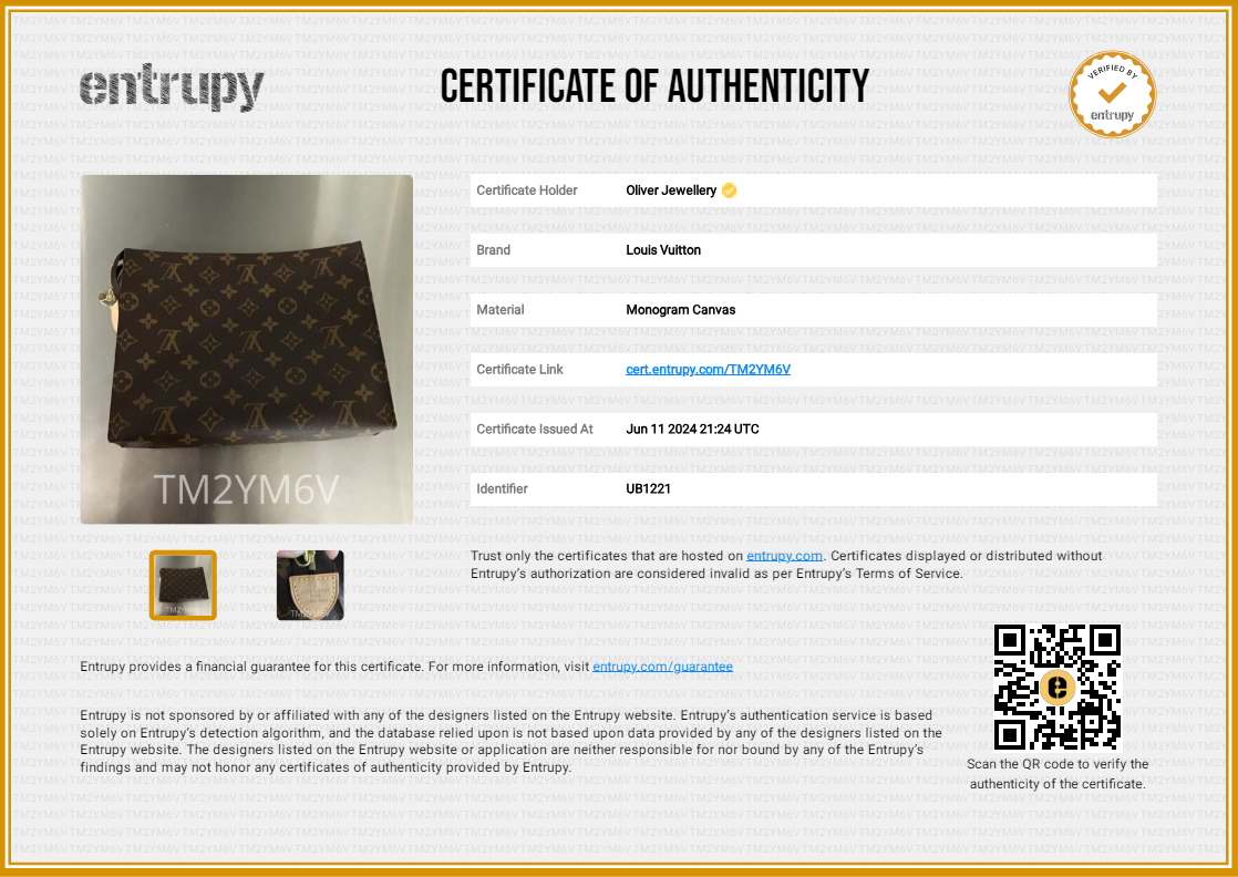 Louis Vuitton 2021 Monogram Toiletry Pouch 26 w/ Box & Receipt