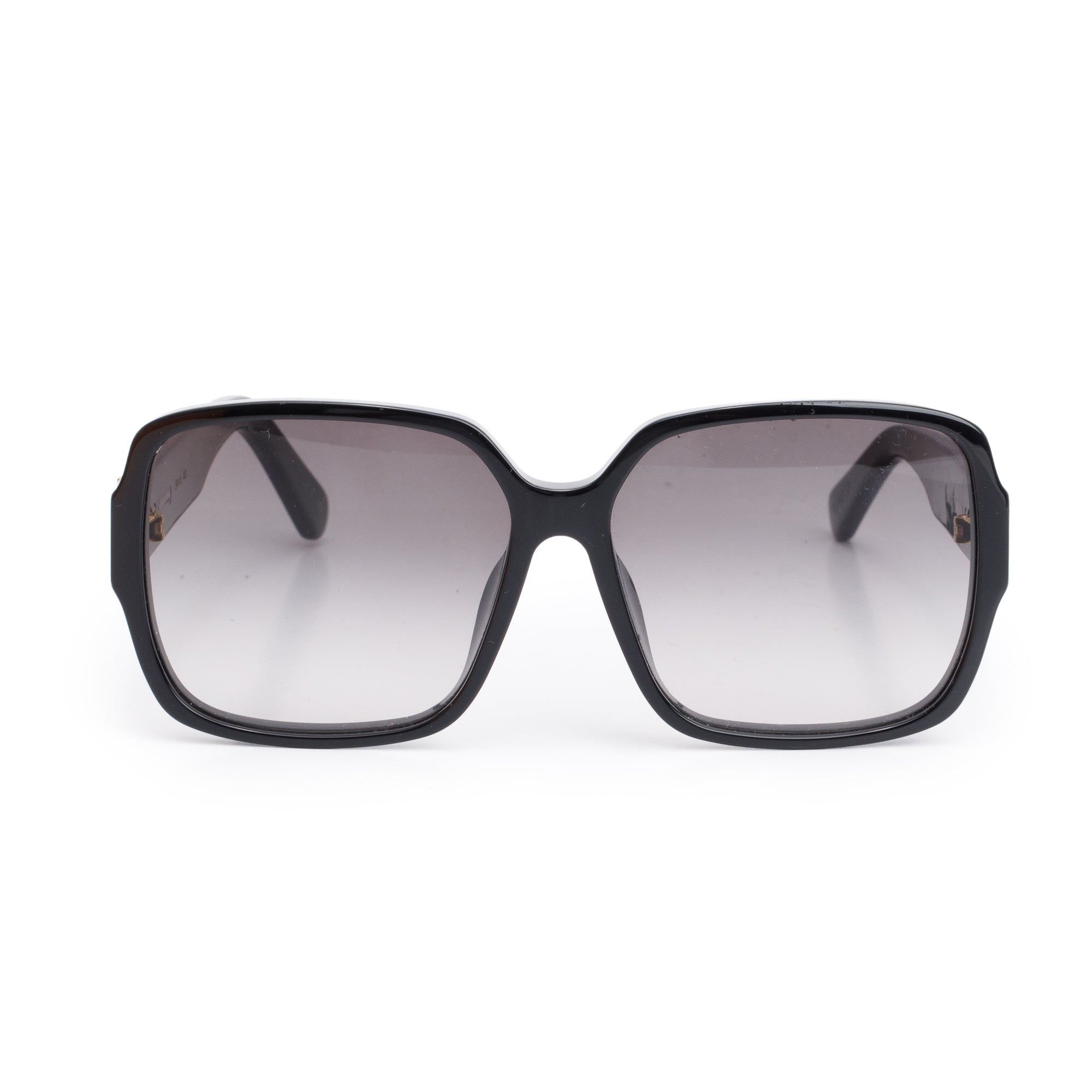 Louis Vuitton 2021 Z1613E Black Acetate My LV Flower Square Sunglasses w/ Box & Case