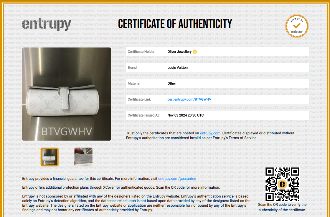 Louis Vuitton 2022 Antartica Taigarama 3 Watch Travel Case