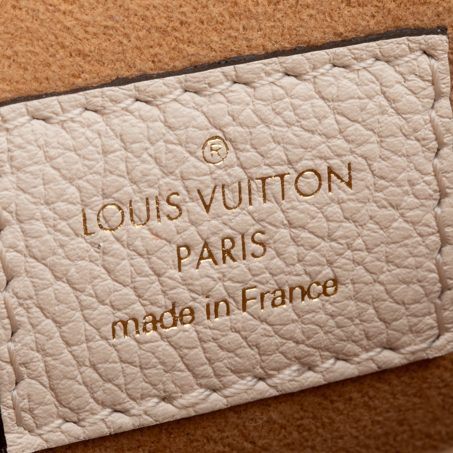 Louis Vuitton 2022 Beige Leather LockMe Tender Bag w/ Straps & Receipt