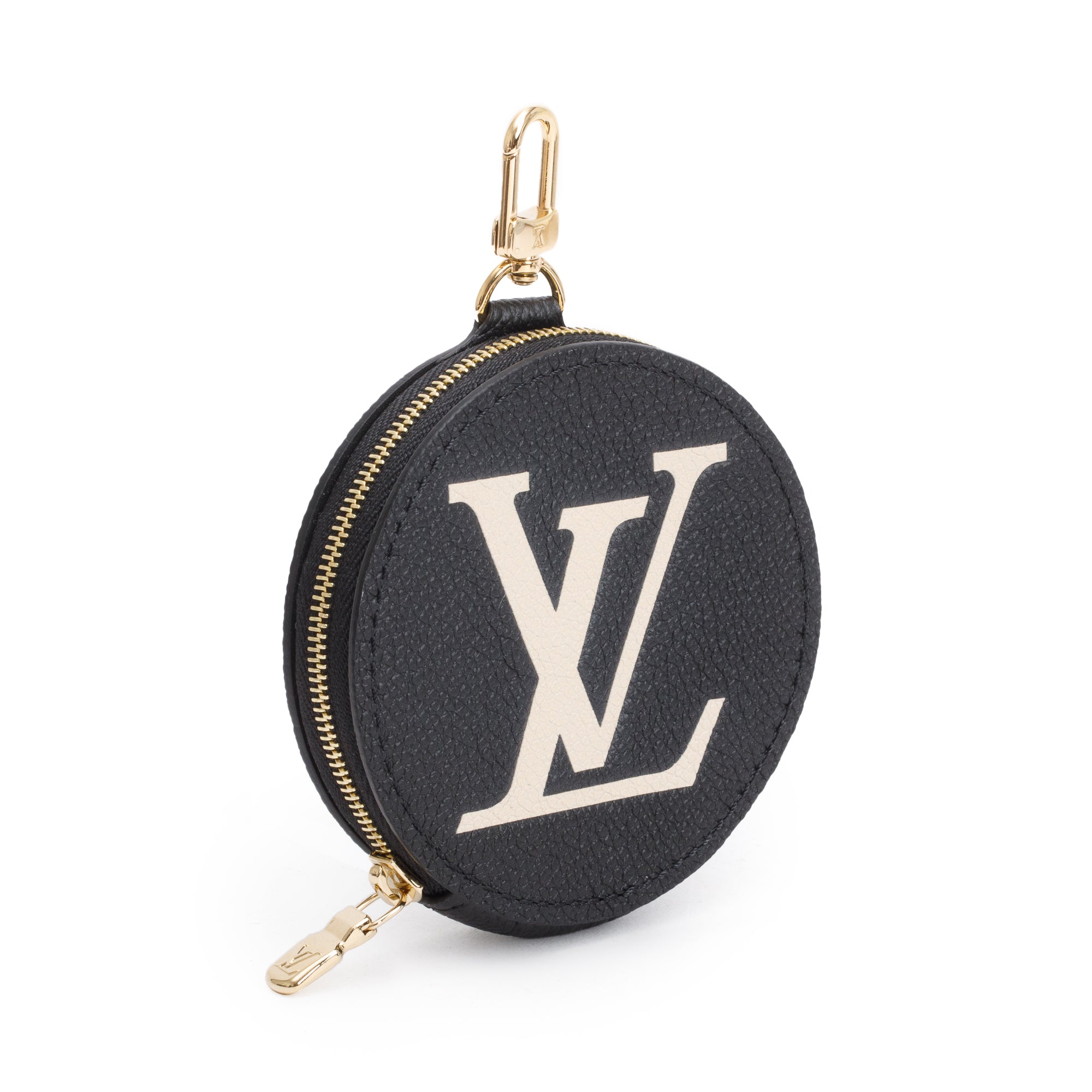 Louis Vuitton 2022 Bicolor Monogram Empreinte Giant Round Coin Purse