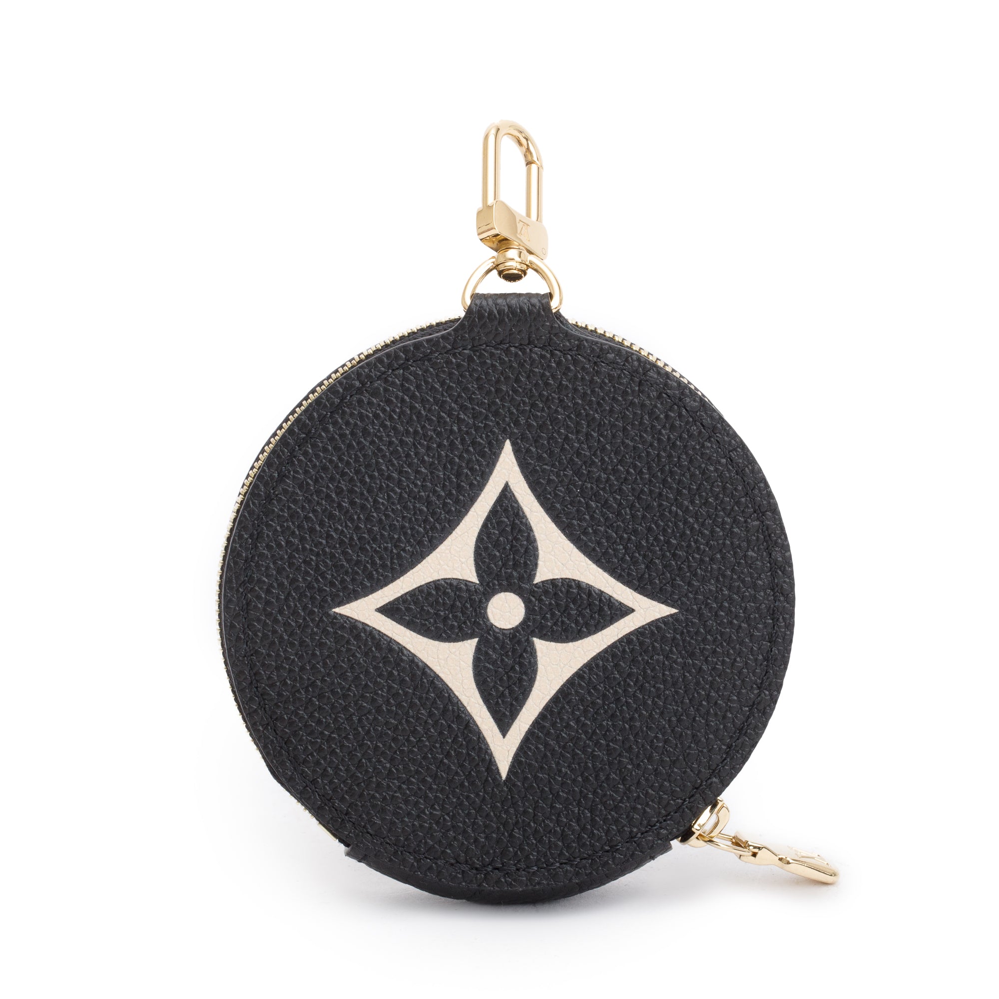 Louis Vuitton 2022 Bicolor Monogram Empreinte Giant Round Coin Purse