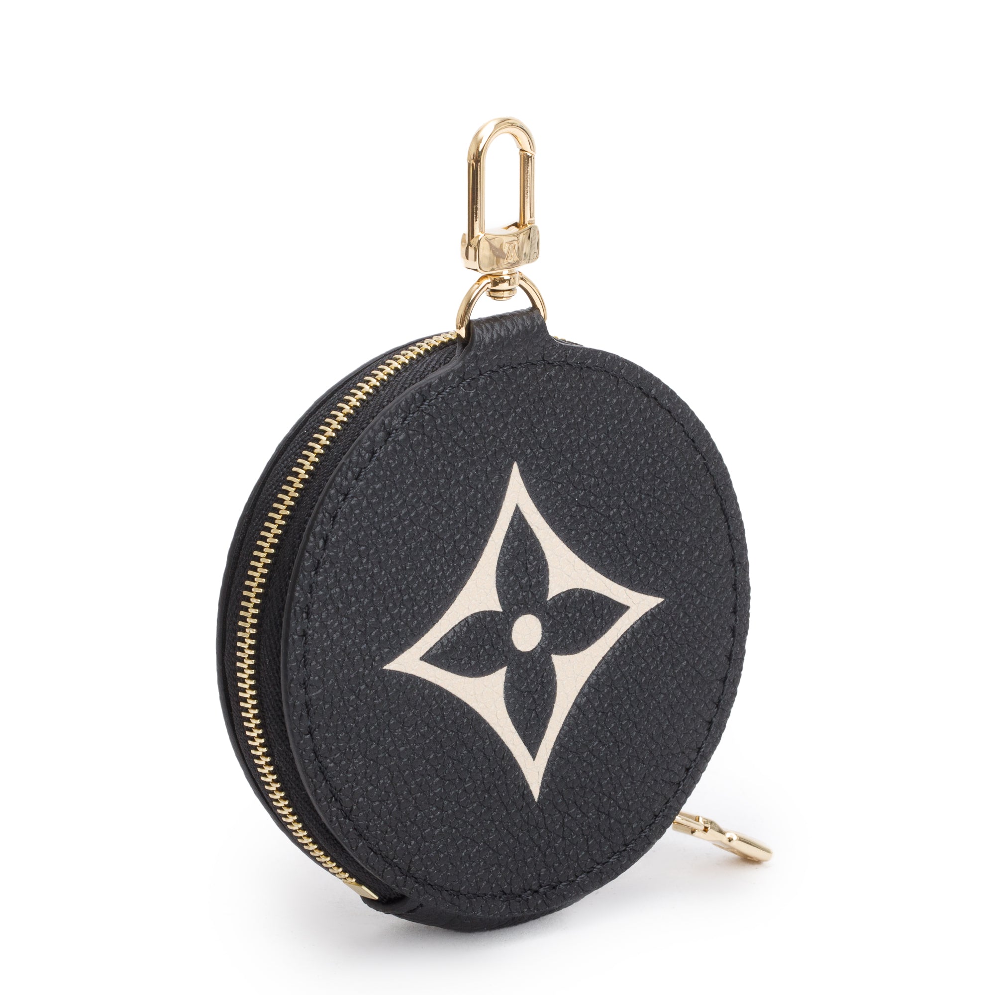 Louis Vuitton 2022 Bicolor Monogram Empreinte Giant Round Coin Purse