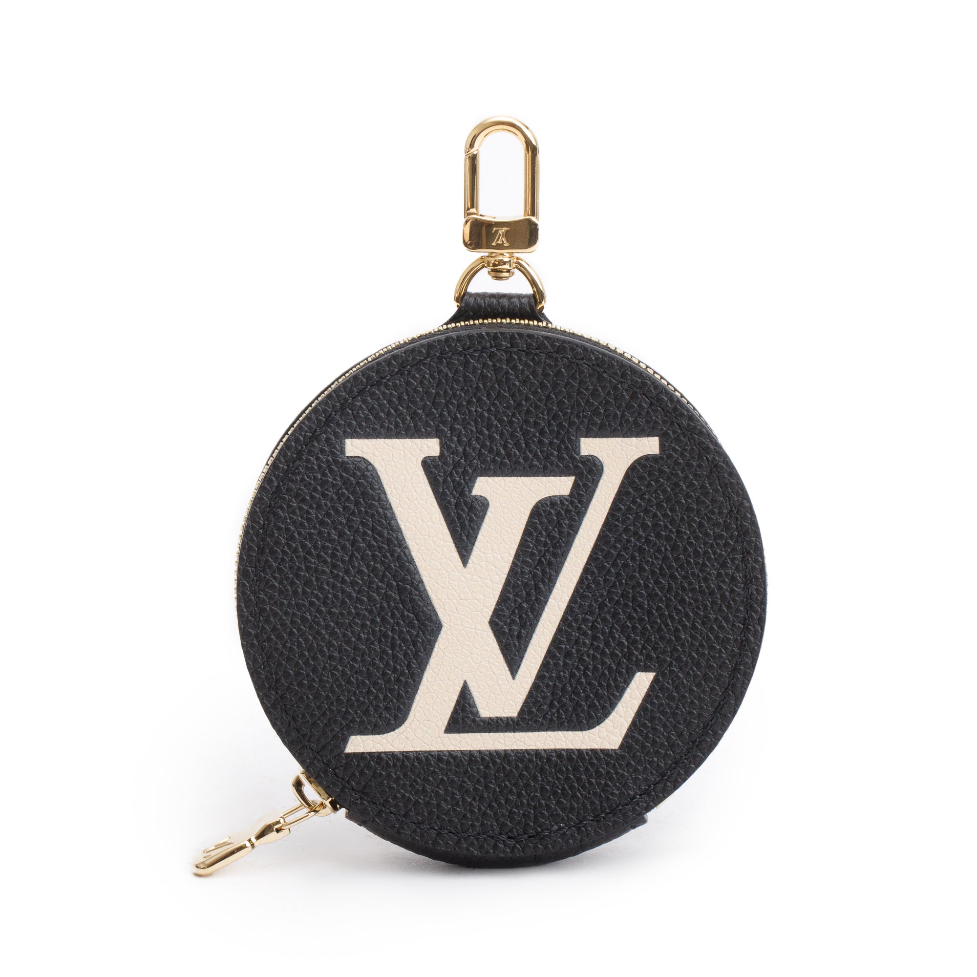 Louis Vuitton 2022 Bicolor Monogram Empreinte Giant Round Coin Purse