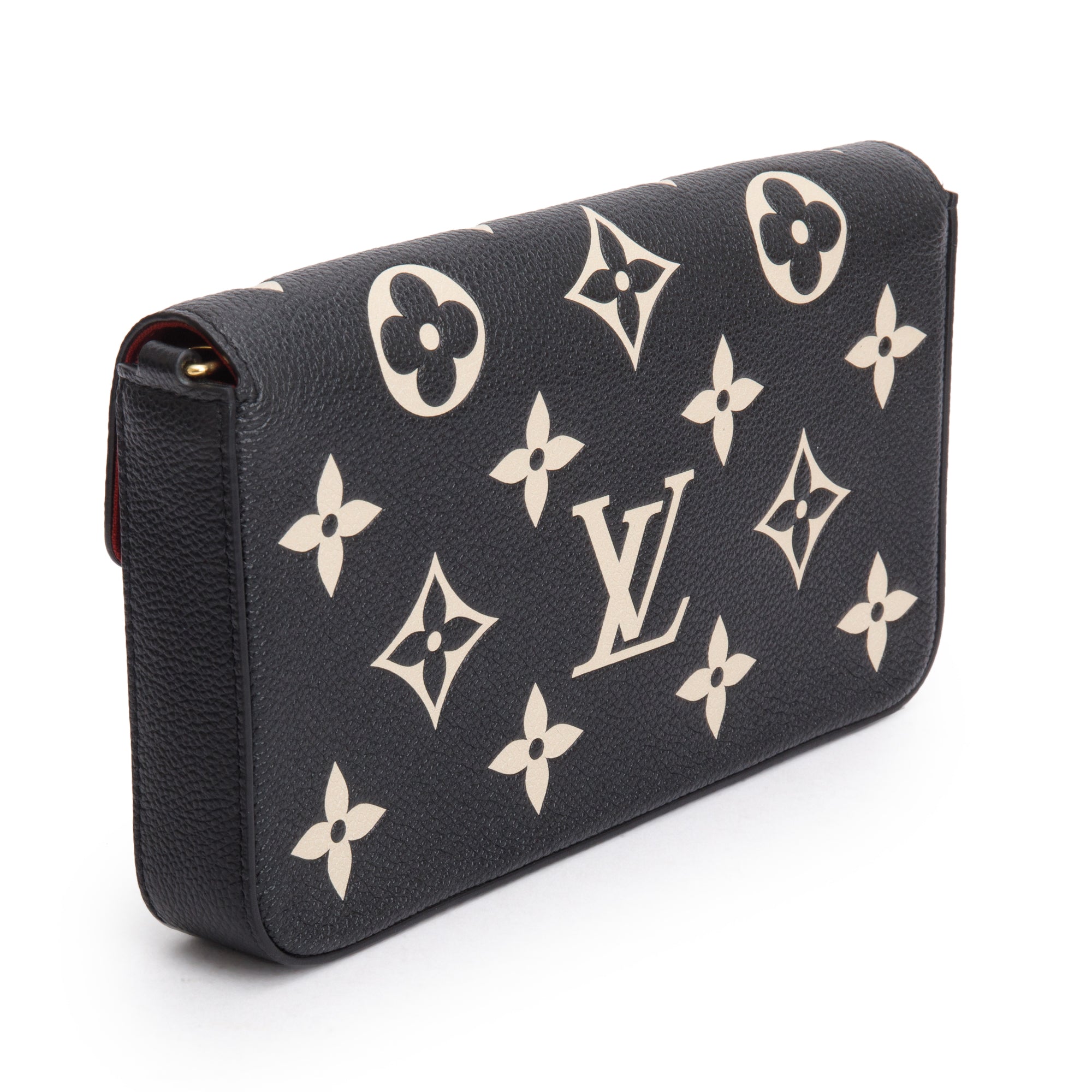 Louis Vuitton 2022 Bicolor Monogram Empreinte Leather Felicie Pochette w/ Inserts