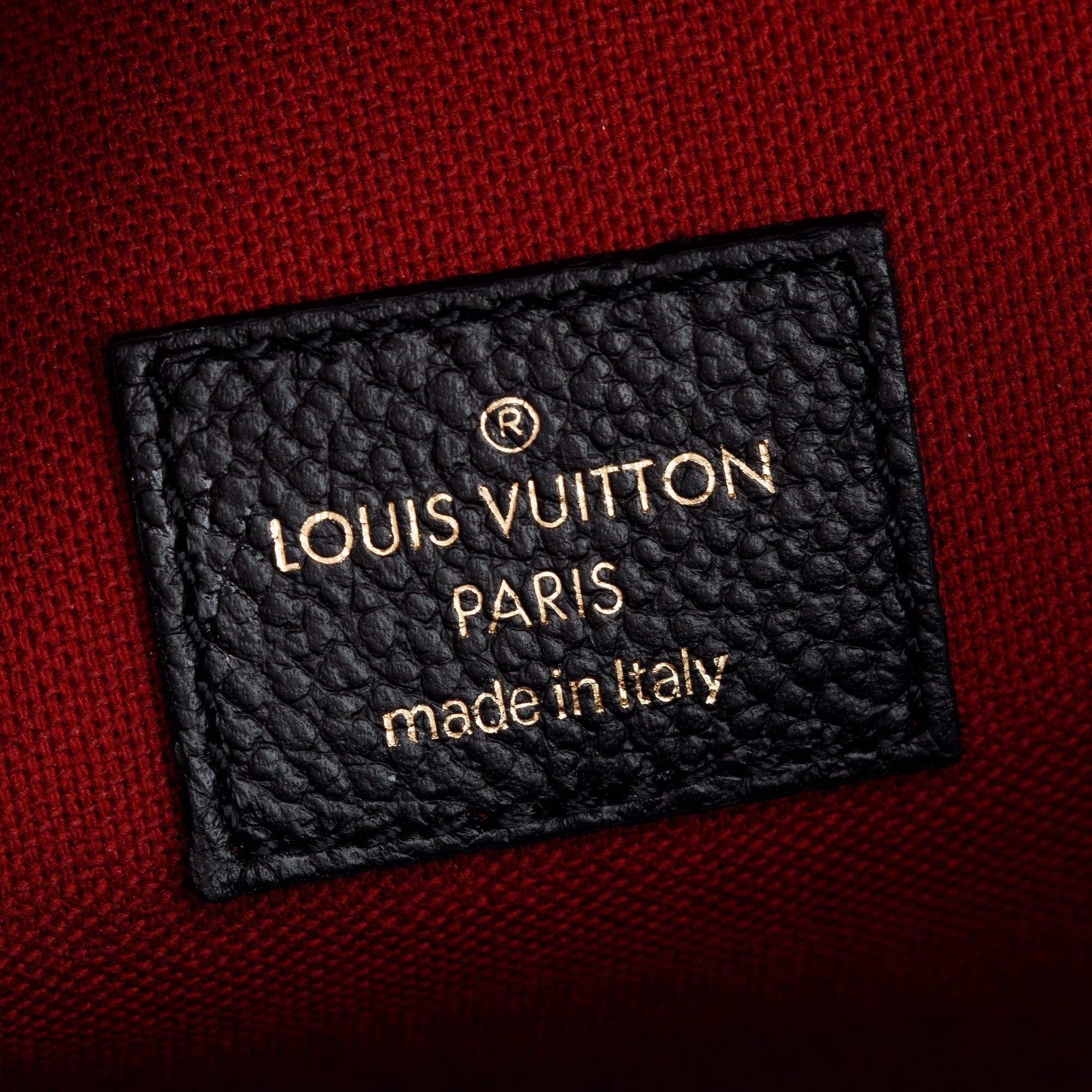 Louis Vuitton 2022 Bicolor Monogram Empreinte Leather Felicie Pochette w/ Inserts & Box