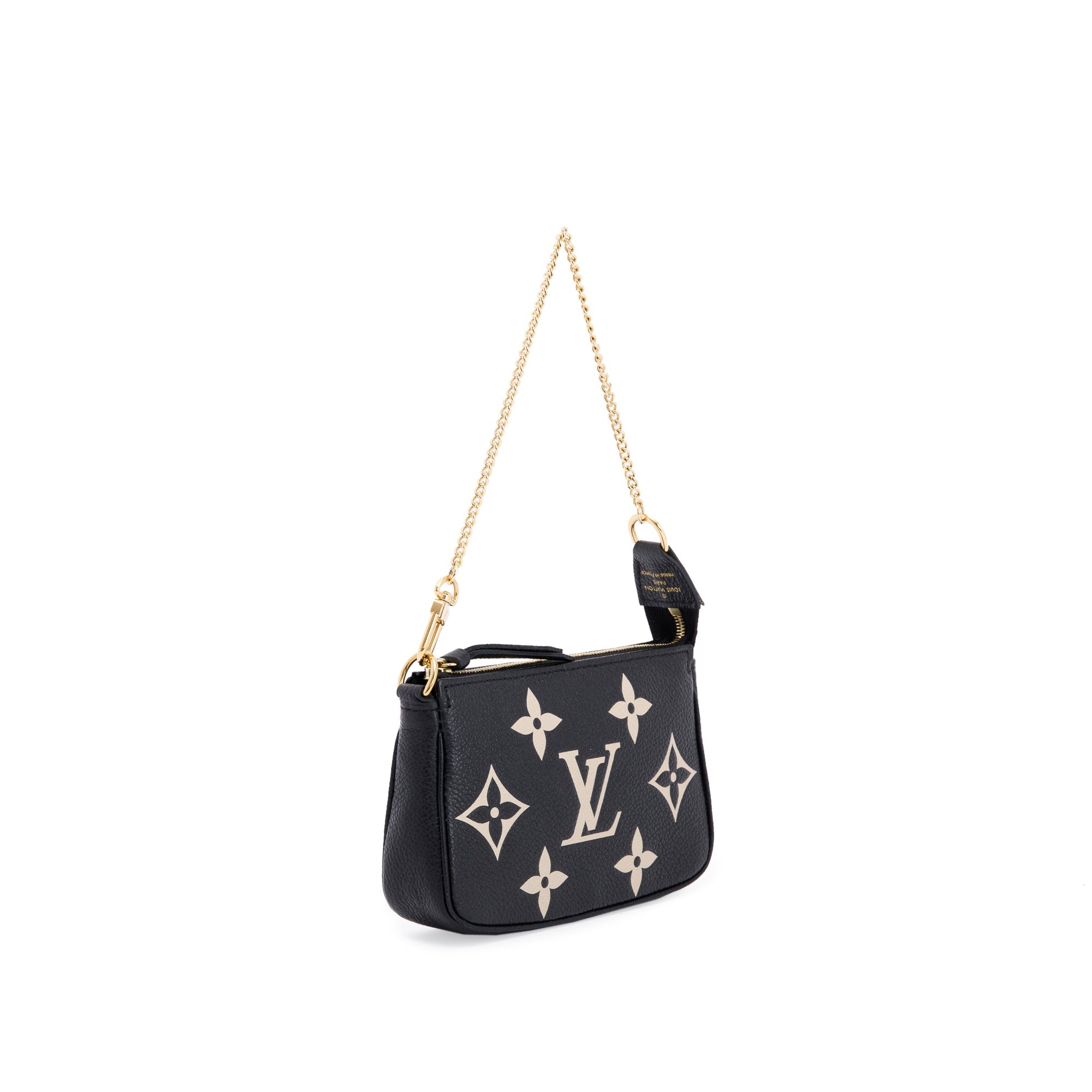 Louis Vuitton 2022 Bicolor Monogram Empreinte Leather Mini Pochette Accessories w/ Box