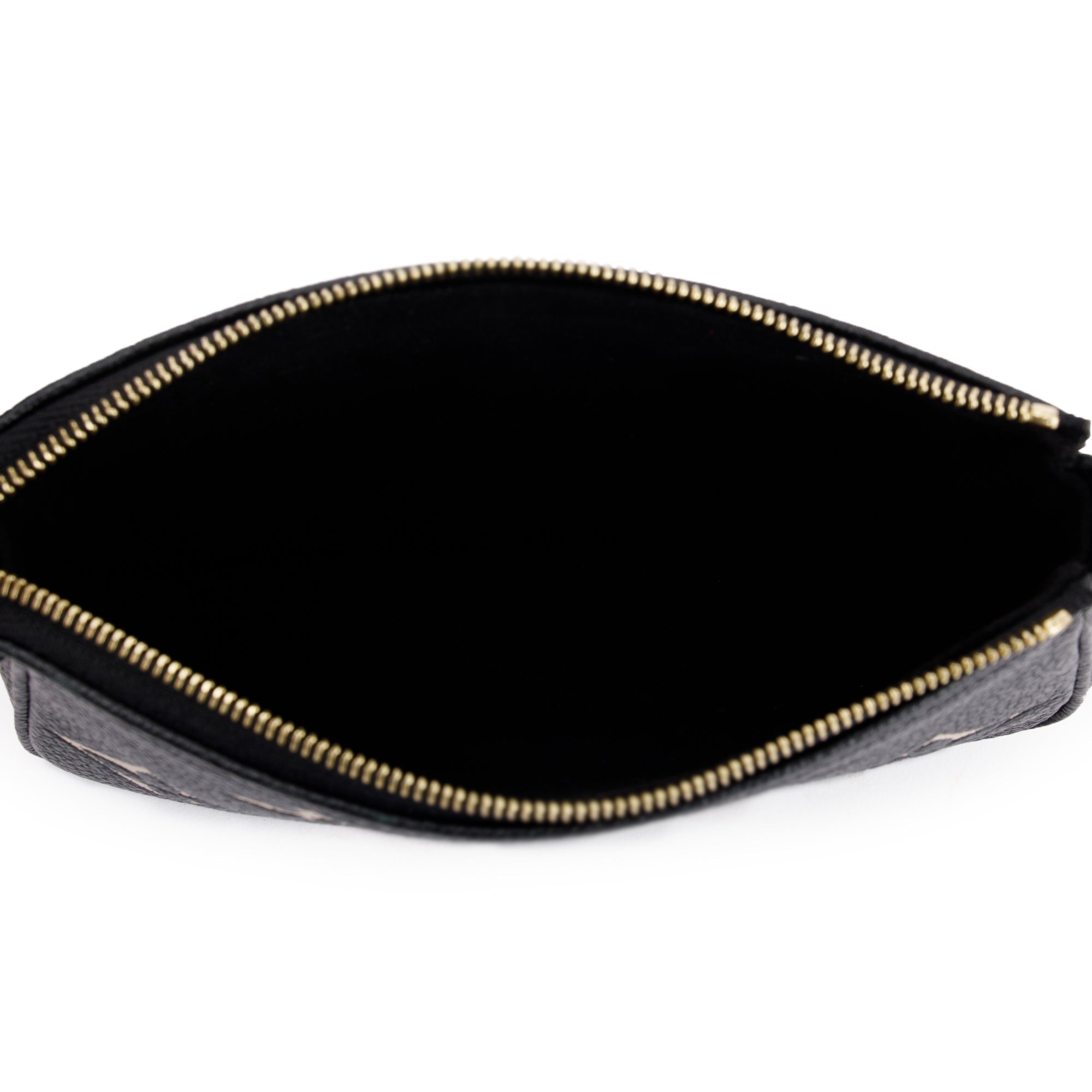 Louis Vuitton 2022 Bicolor Monogram Empreinte Leather Mini Pochette Accessories w/ Box