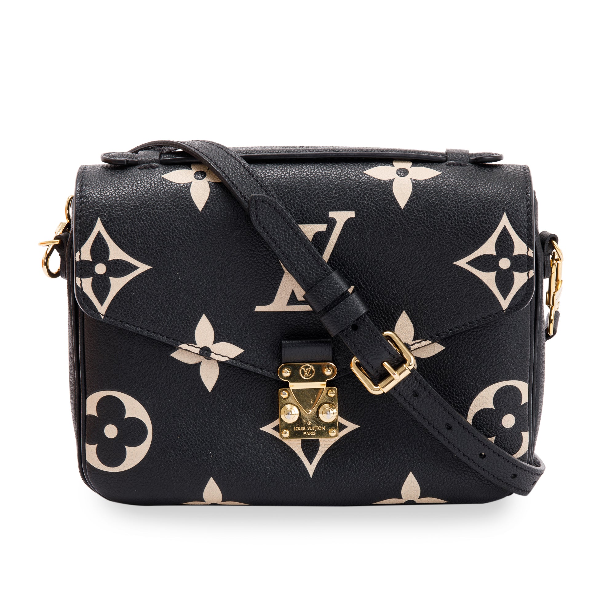 Louis Vuitton 2022 Bicolor Monogram Empreinte Pochette Metis w/ Box