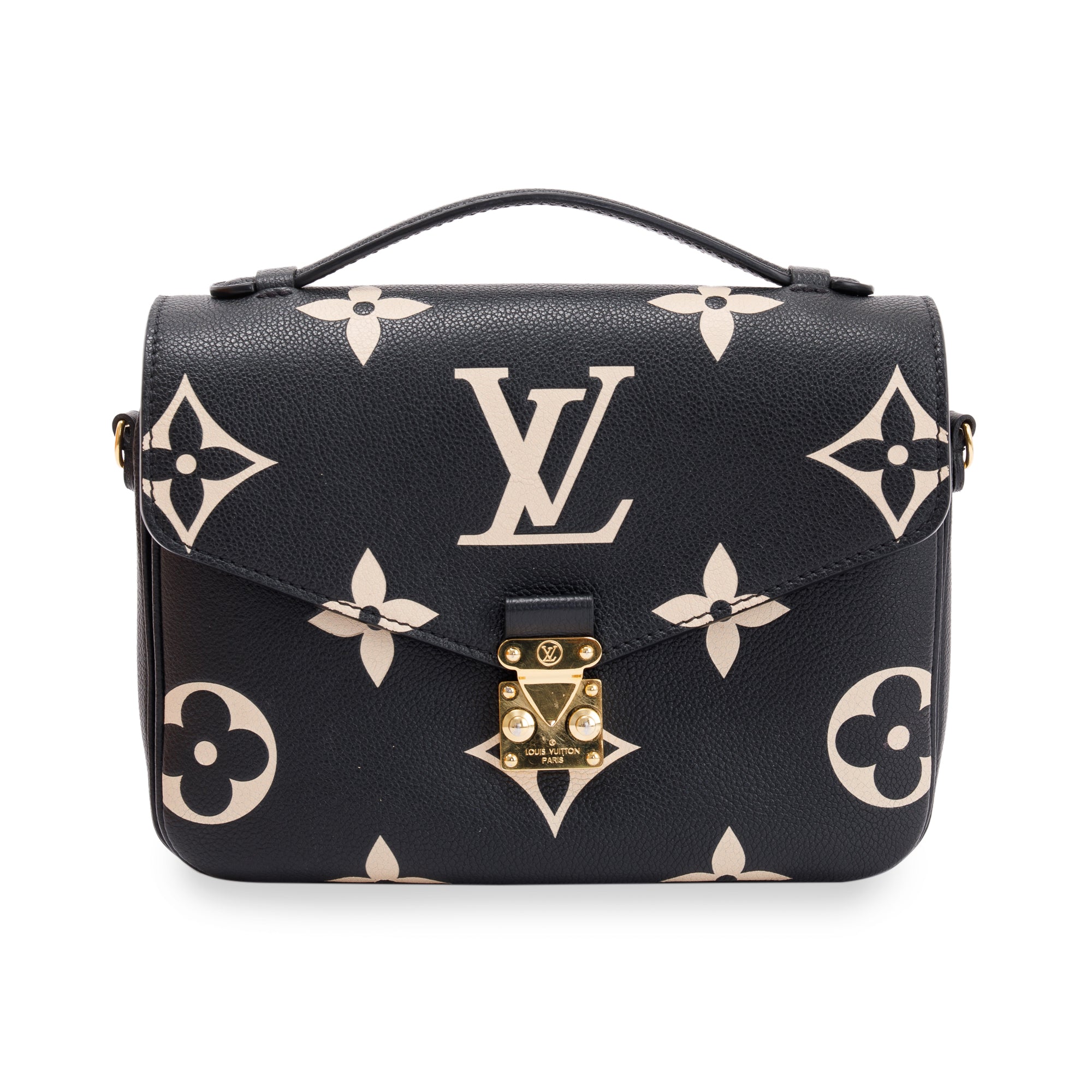 Louis Vuitton 2022 Bicolor Monogram Empreinte Pochette Metis w/ Box