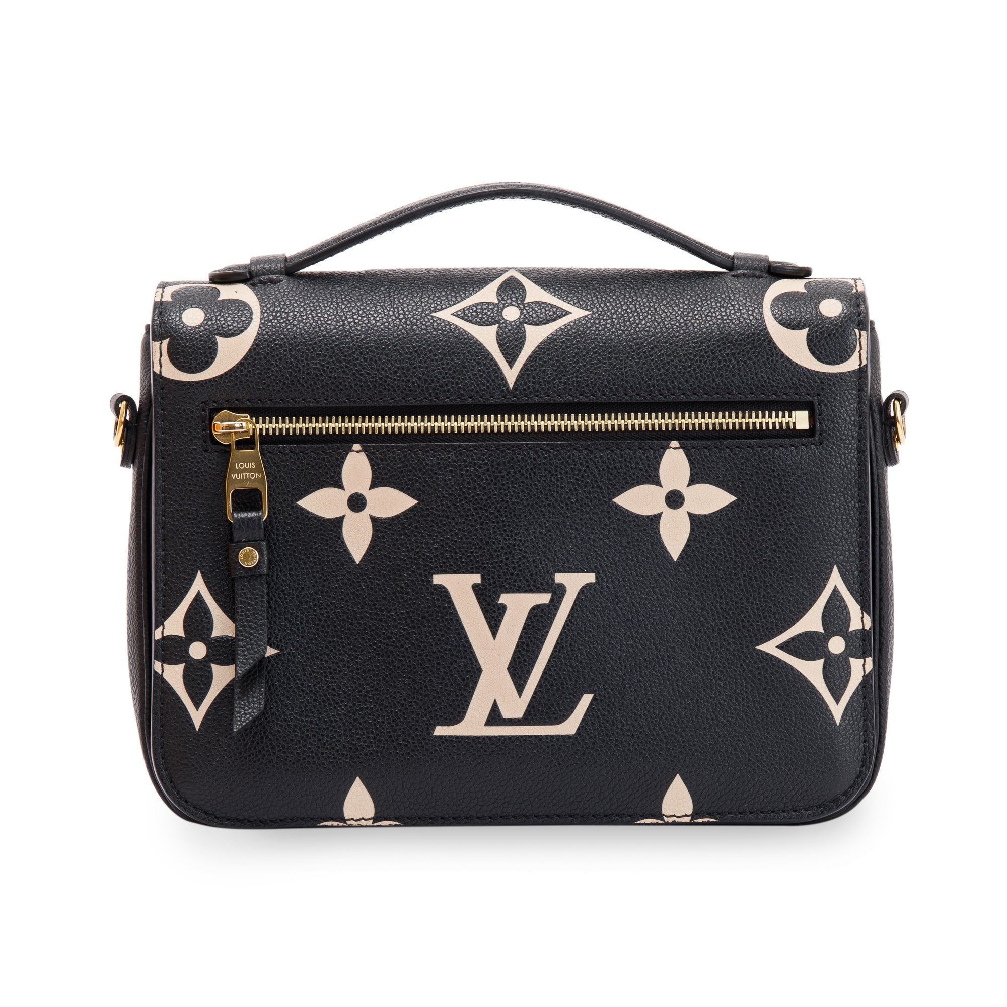 Louis Vuitton 2022 Bicolor Monogram Empreinte Pochette Metis w/ Box