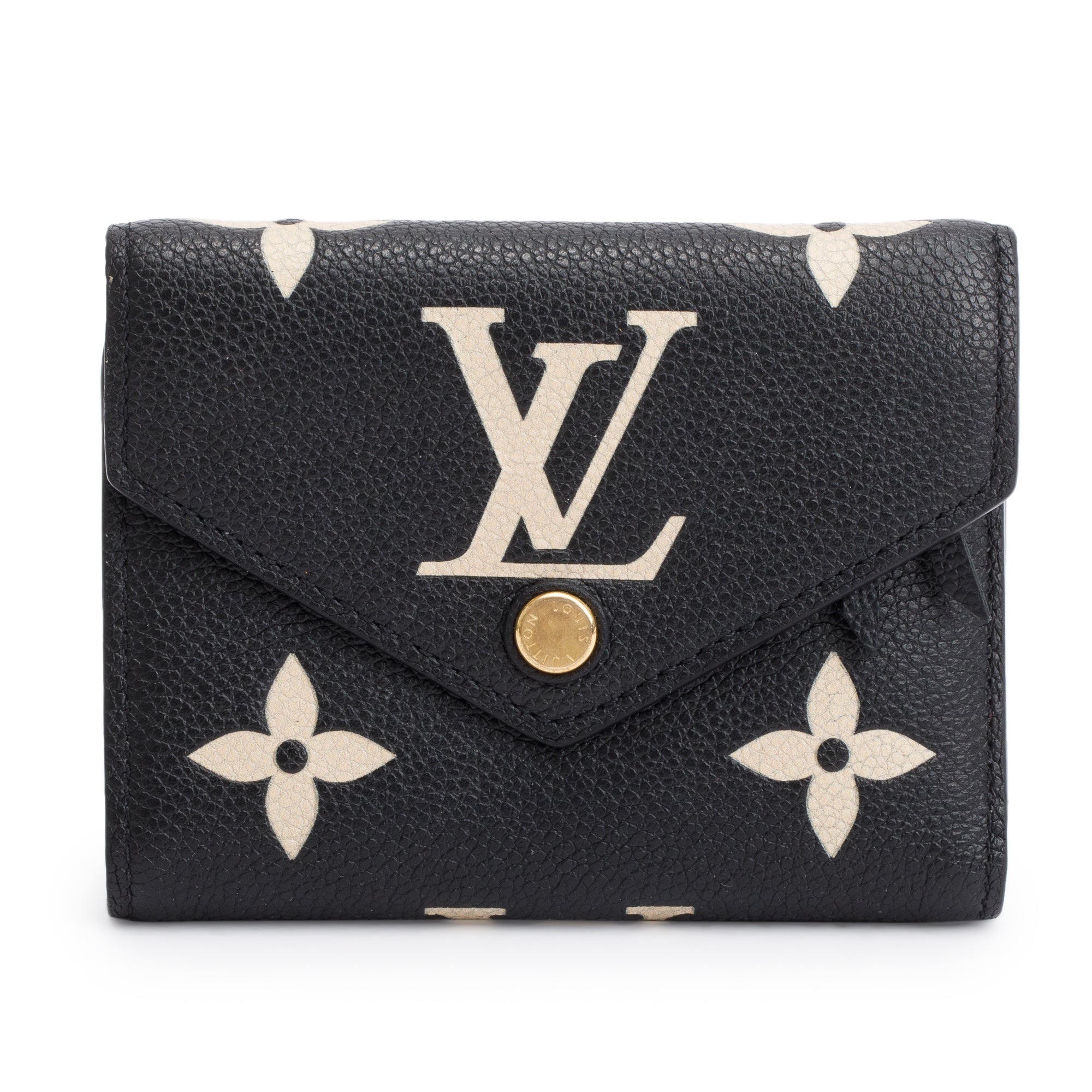 Louis Vuitton 2022 Bicolor Monogram Empreinte Victorine Wallet w/ Box & Receipt