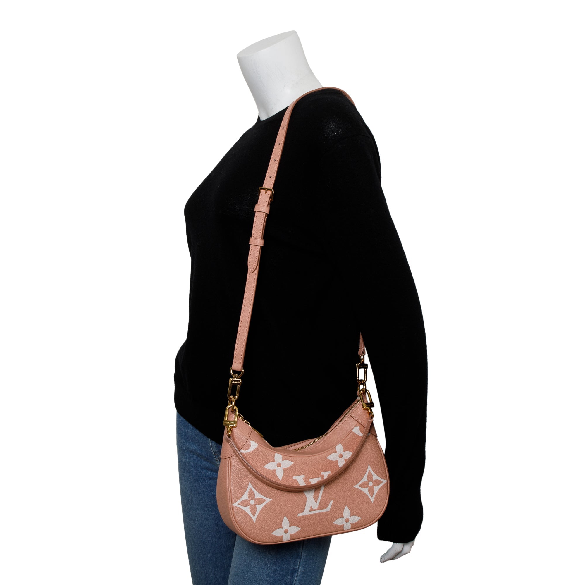 Louis Vuitton 2022 Bicolour Monogram Giant Empreinte Bagatelle