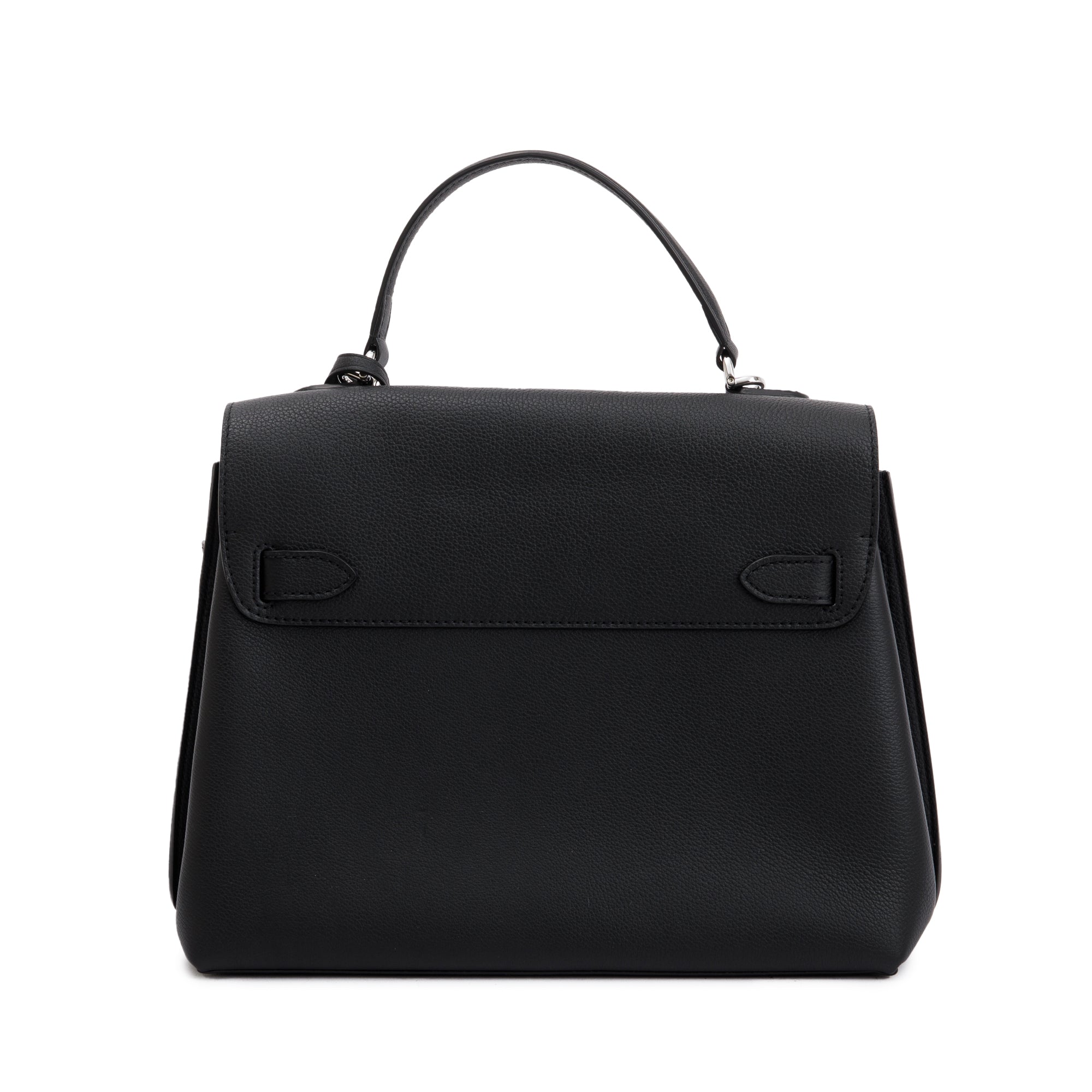 Louis Vuitton 2022 Black Calfskin Leather LockMe Ever MM w/ Strap