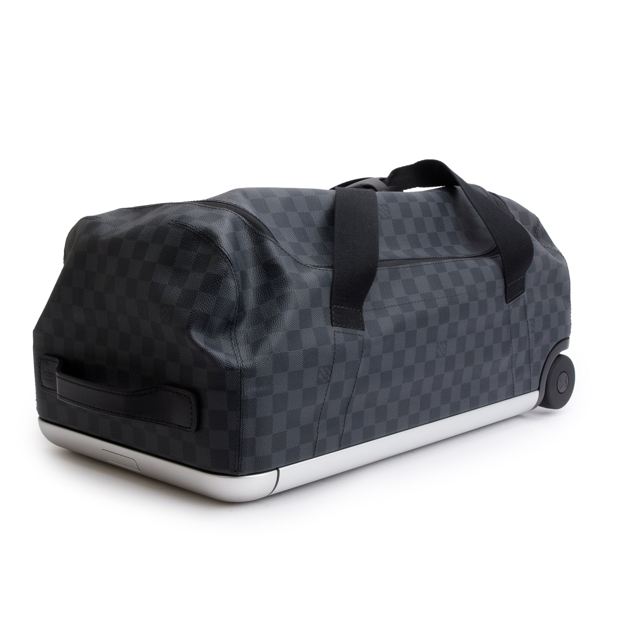 Louis Vuitton 2022 Black Damier Graphite Horizon Soft Duffle 55