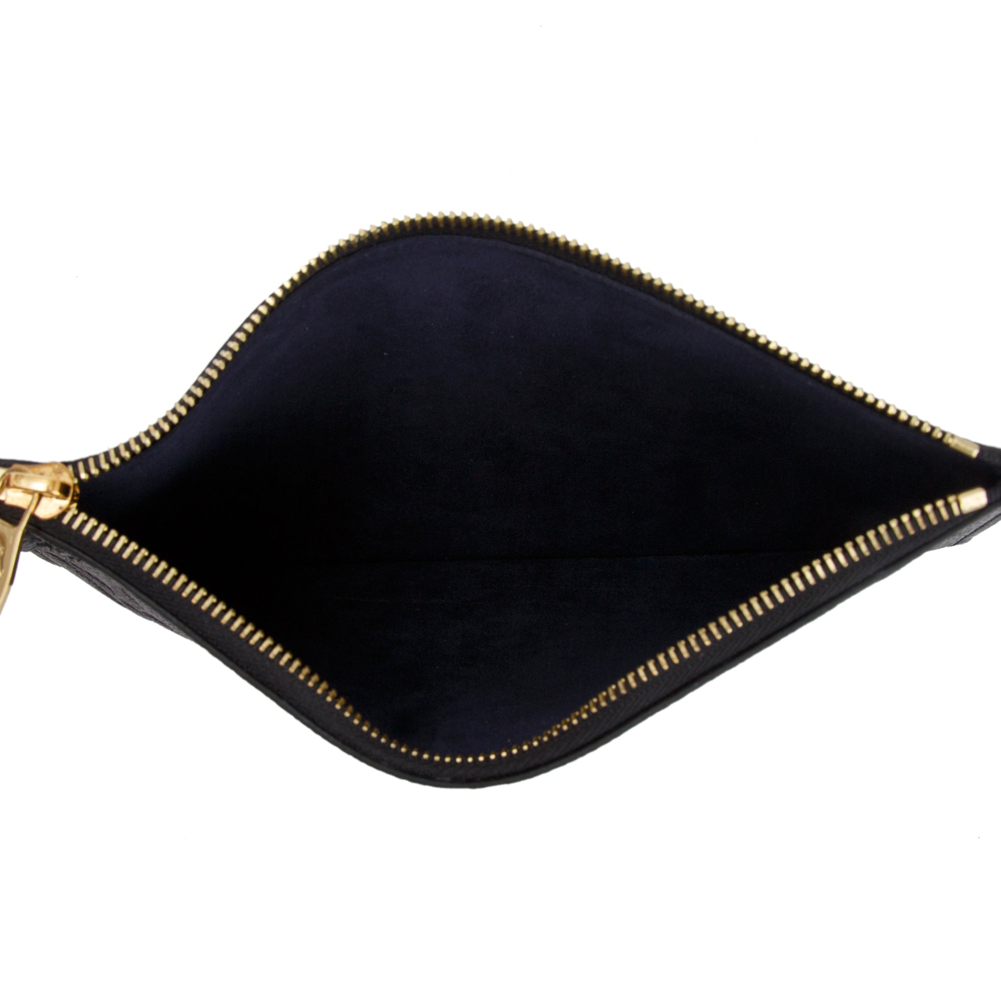 Louis Vuitton 2022 Black Empreinte Leather Neverfull MM w/ Pouch & Box