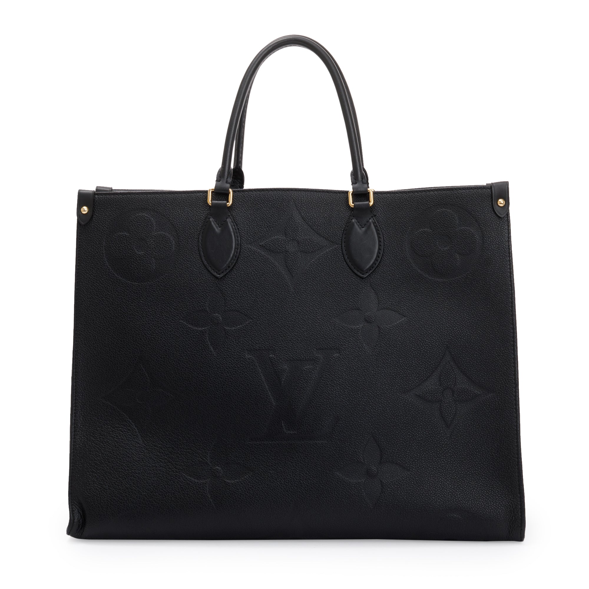 Louis Vuitton 2022 Black Empreinte Leather OnTheGo GM w/ Box