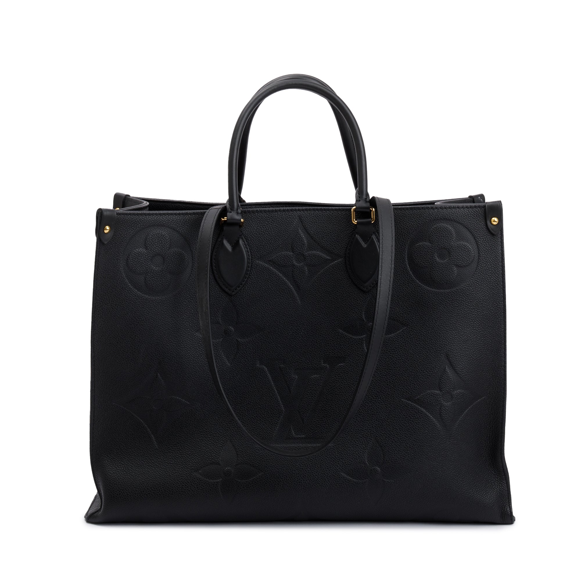 Louis Vuitton 2022 Black Empreinte Leather OnTheGo GM w/ Receipt