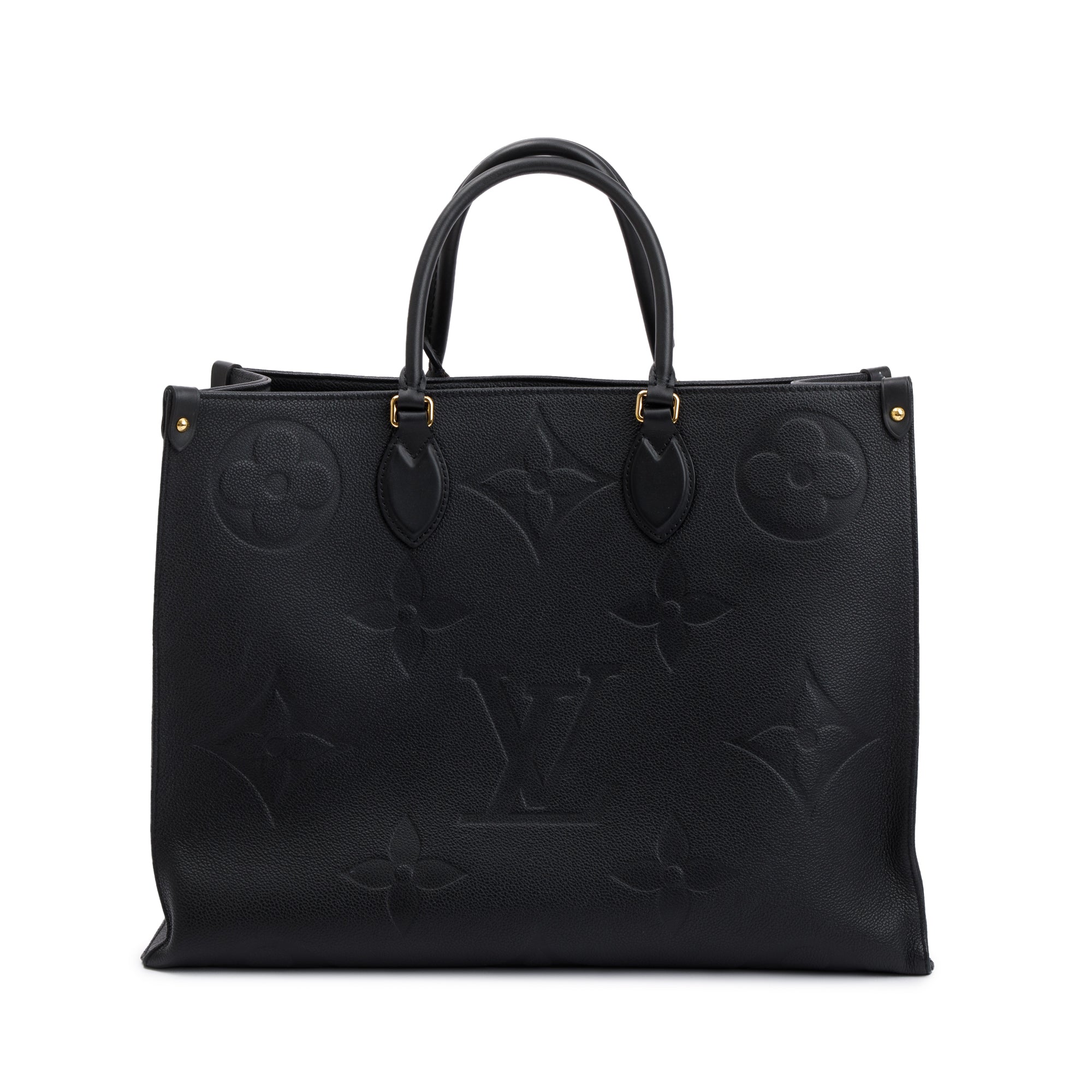 Louis Vuitton 2022 Black Empreinte Leather OnTheGo GM w/ Receipt