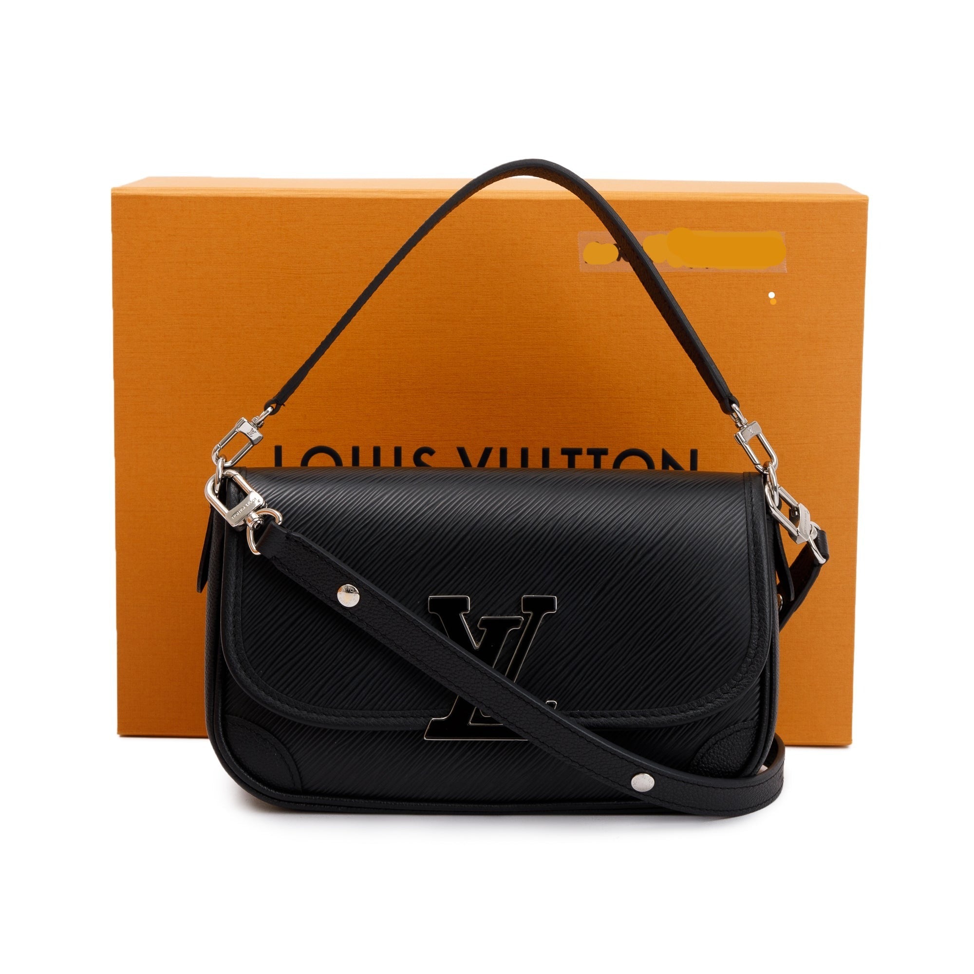 Louis Vuitton 2022 Black Epi Leather Buci NM Bag w/ Box & Receipt