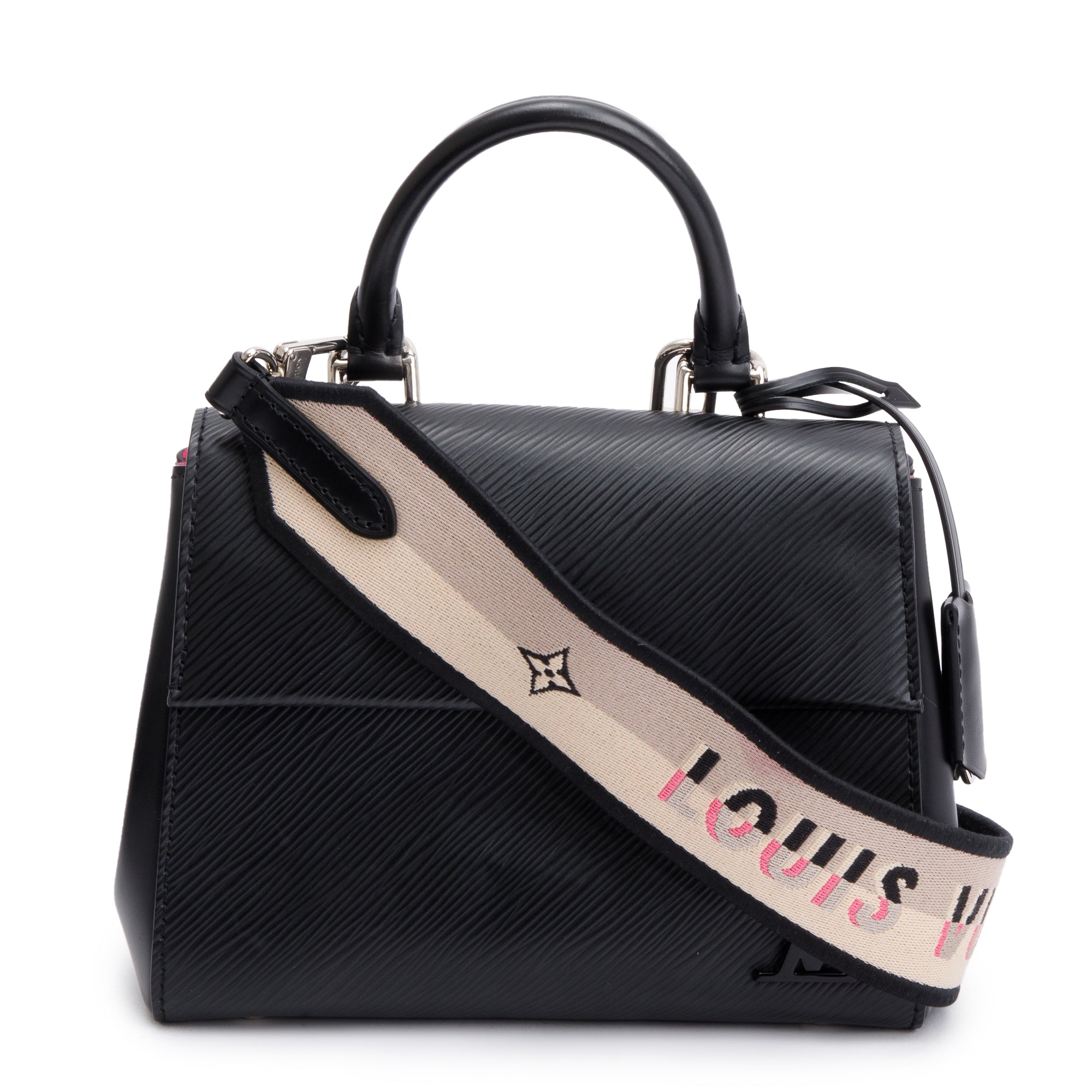 Louis Vuitton 2022 Black Epi Leather Mini Cluny w/ Strap