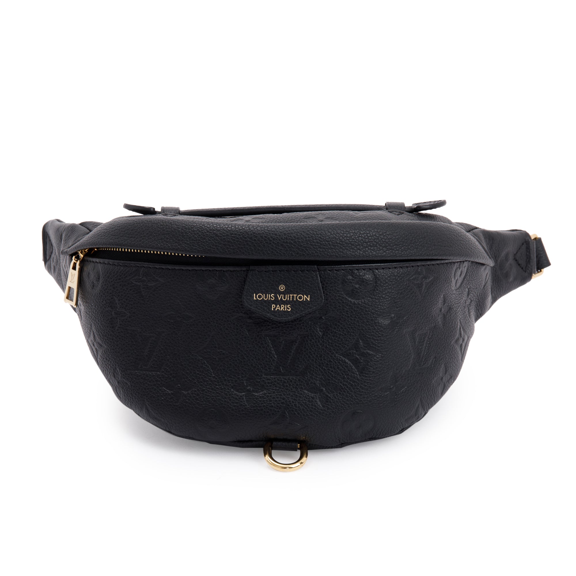 Louis Vuitton 2022 Black Monogram Empreinte Bumbag