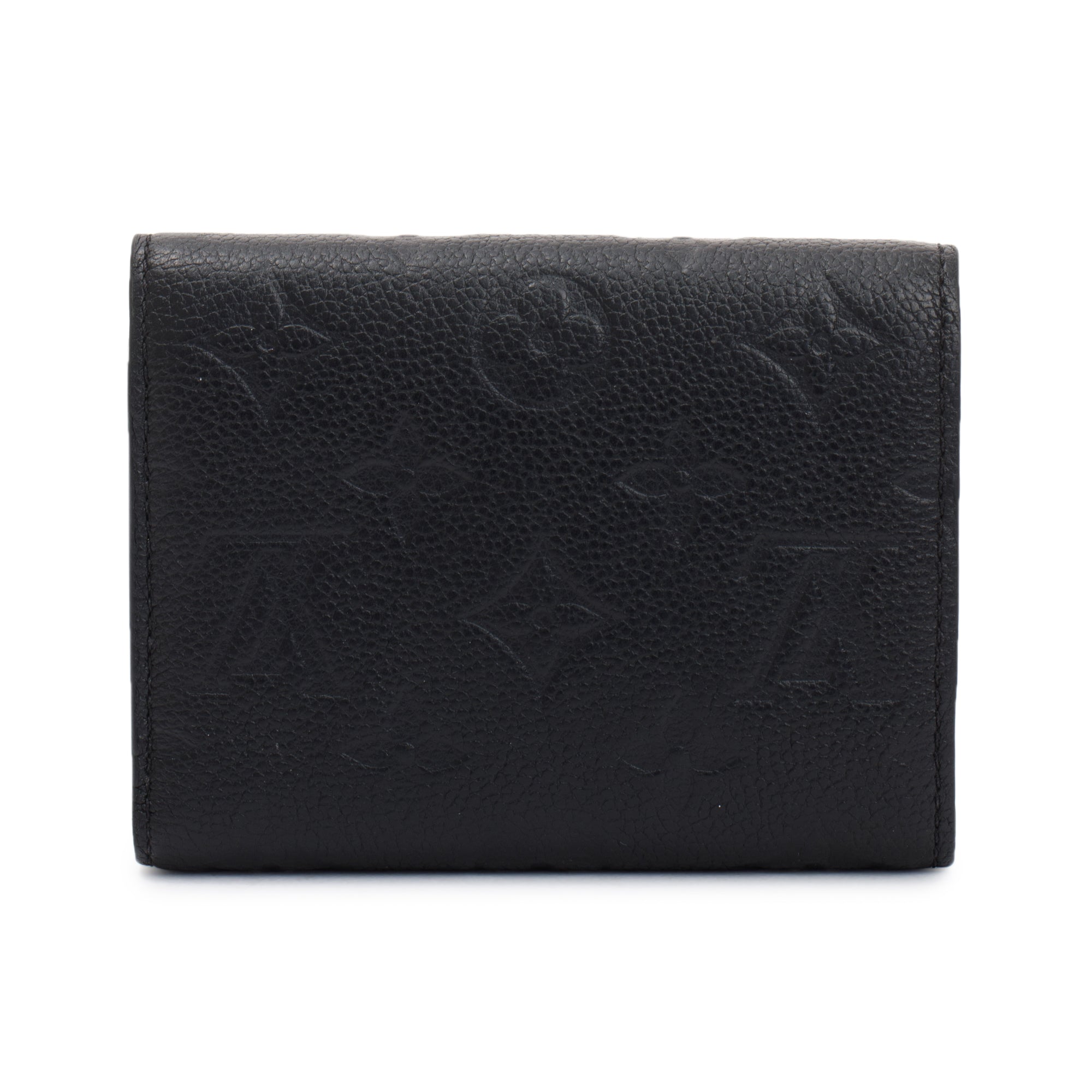Louis Vuitton 2022 Black Monogram Empreinte Leather Victorine Wallet