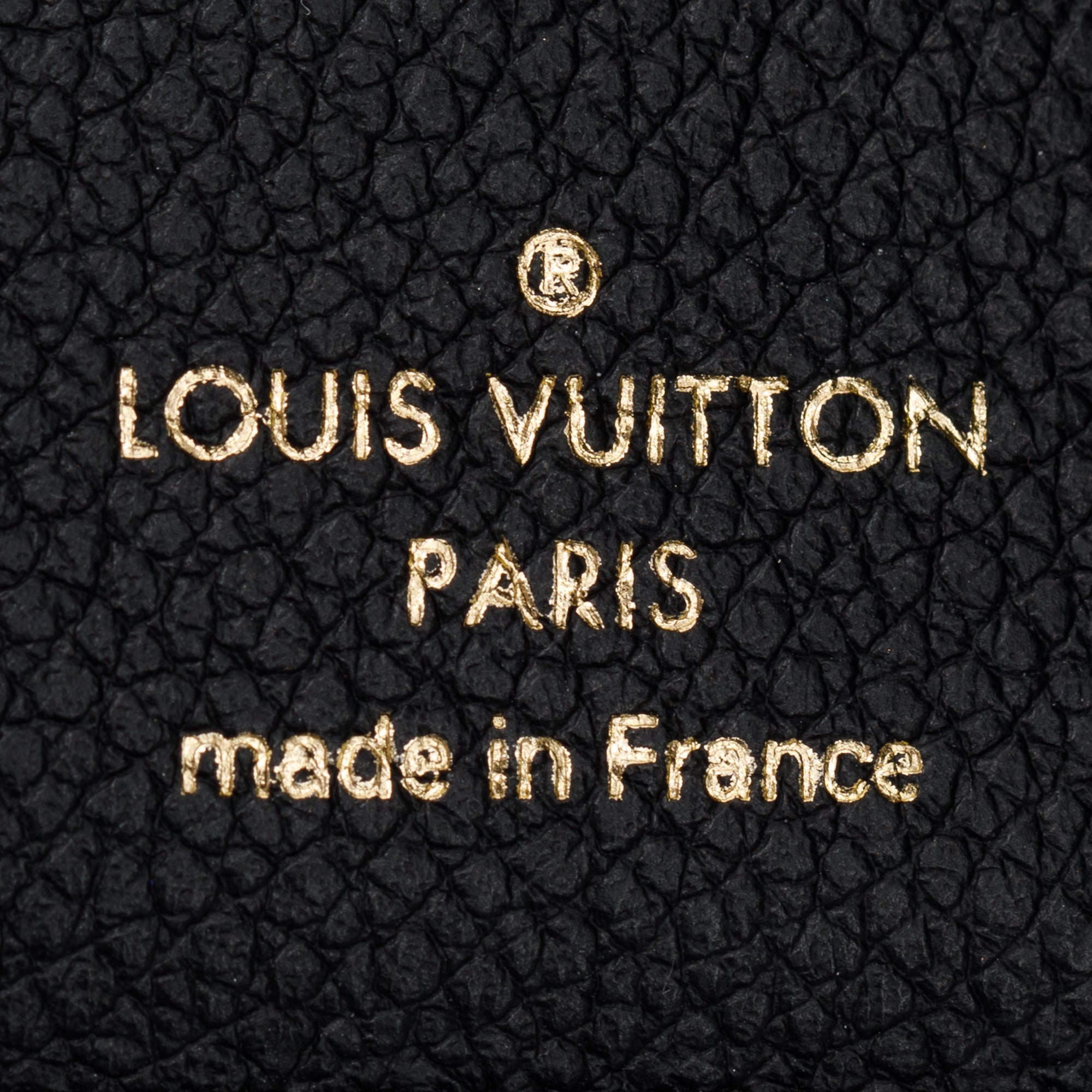 Louis Vuitton 2022 Black Monogram Empreinte Leather Victorine Wallet