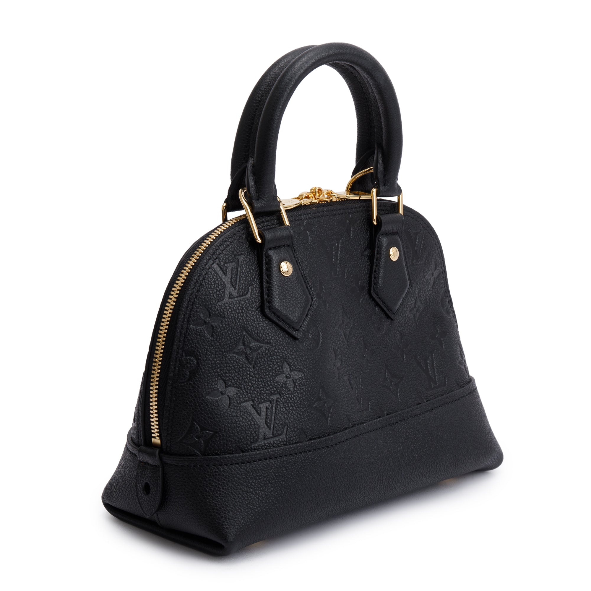 Louis Vuitton 2022 Black Monogram Empreinte Neo Alma BB w/ Strap