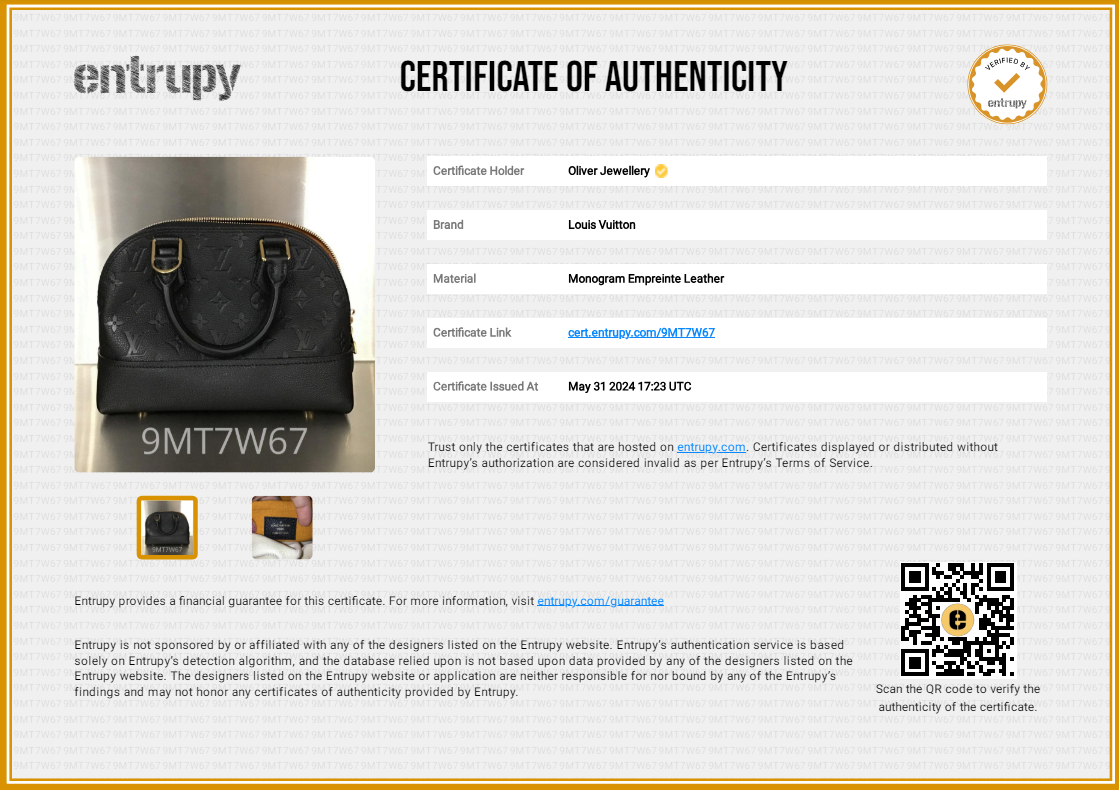 Louis Vuitton 2022 Black Monogram Empreinte Neo Alma BB w/ Strap