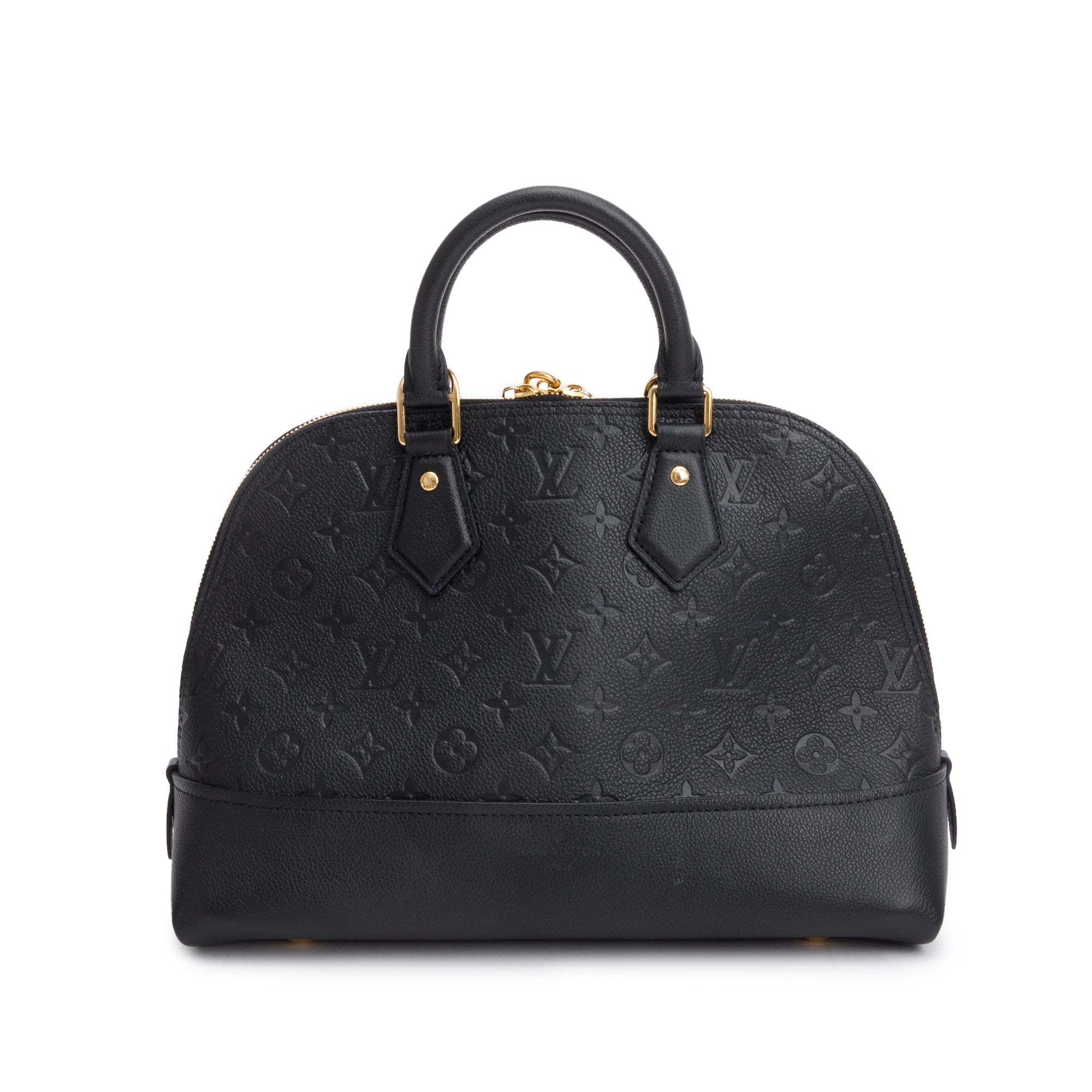 Louis Vuitton 2022 Black Monogram Empreinte Neo Alma PM w/ Strap