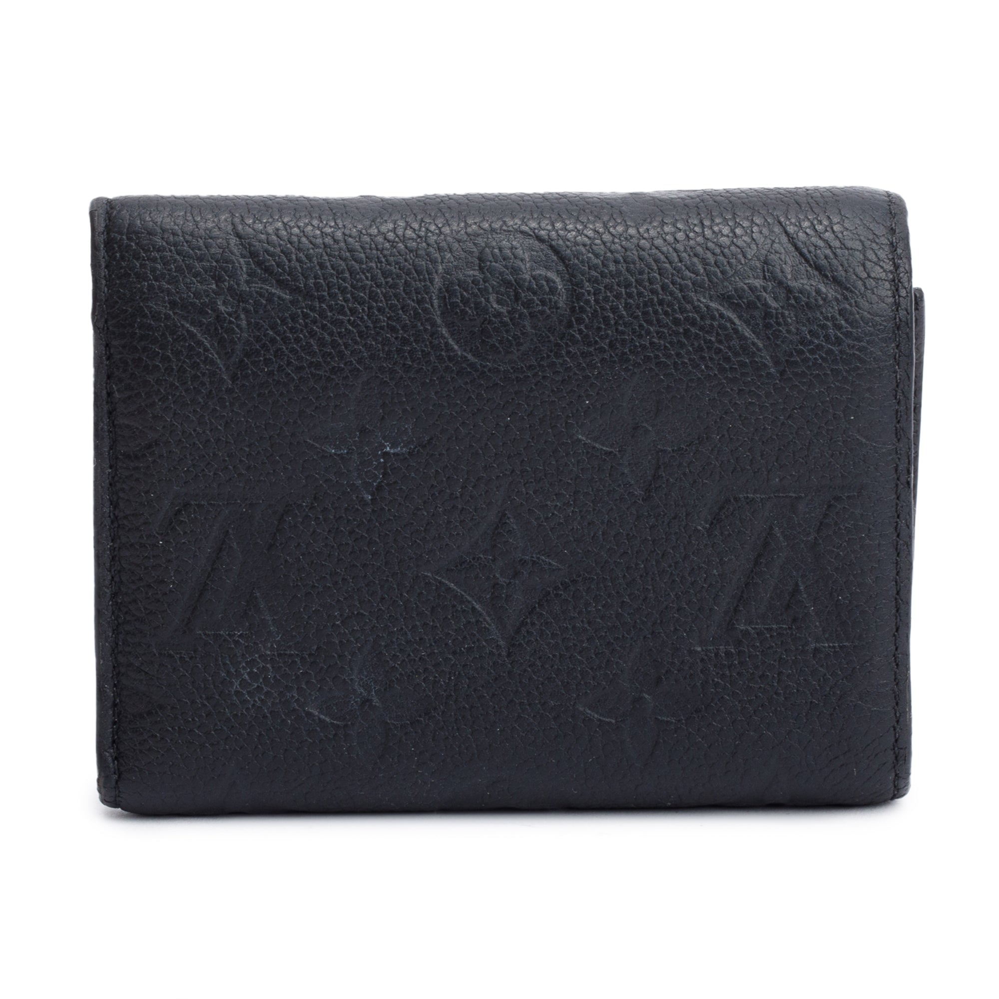 Louis Vuitton 2022 Black Monogram Empreinte Victorine Wallet w/ Box & Receipt