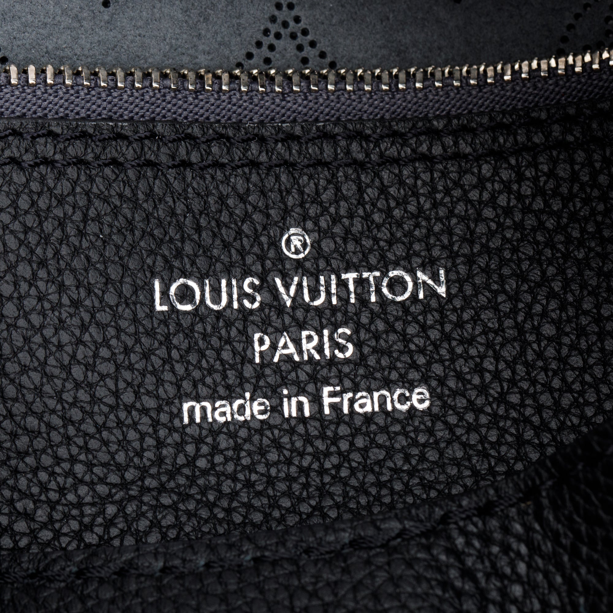 Louis Vuitton 2022 Black Monogram Mahina Carmel Hobo Bag