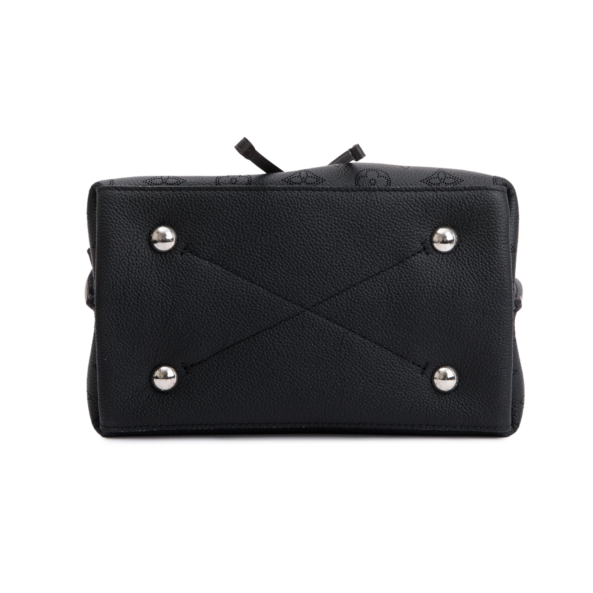 Louis Vuitton 2022 Black Monogram Mahina Muria Bag w/ Strap