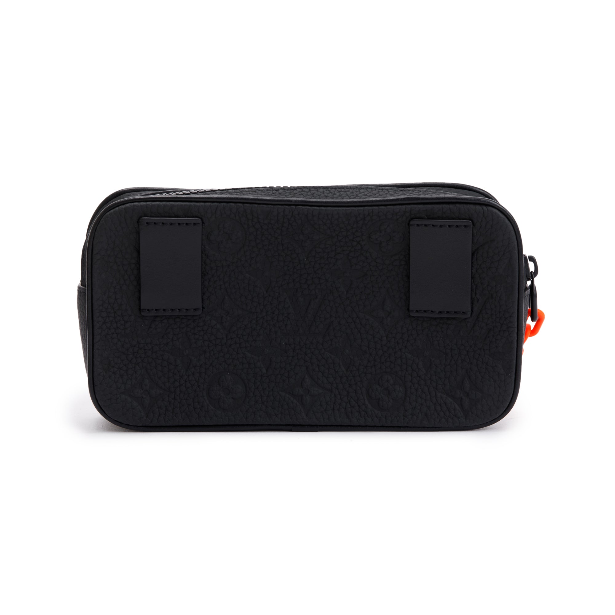 Louis Vuitton 2022 Black Monogram Taurillon Leather Uniformes Solar Ray Soft Pochette Volga Belt Bag