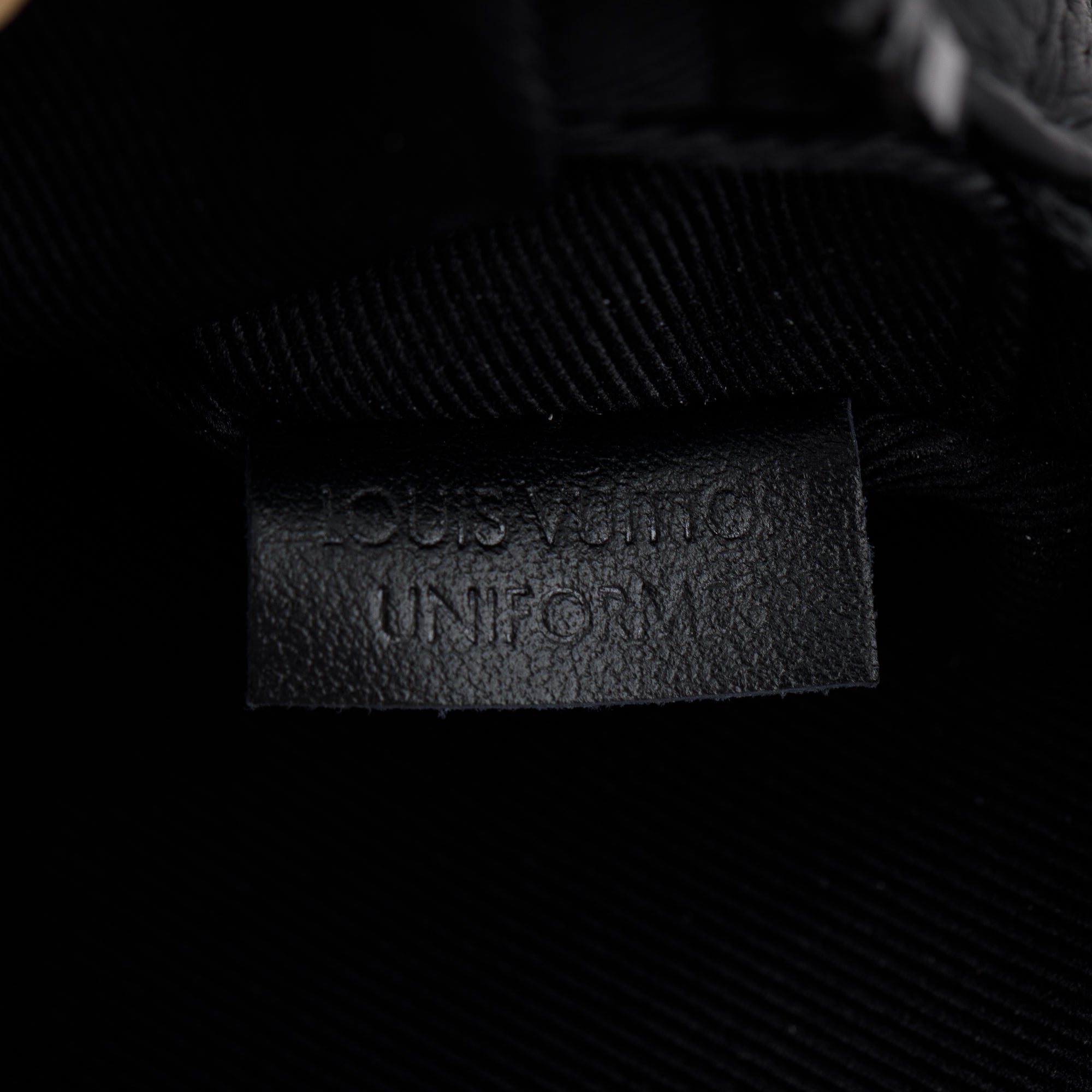 Louis Vuitton 2022 Black Monogram Taurillon Leather Uniformes Solar Ray Soft Pochette Volga Belt Bag