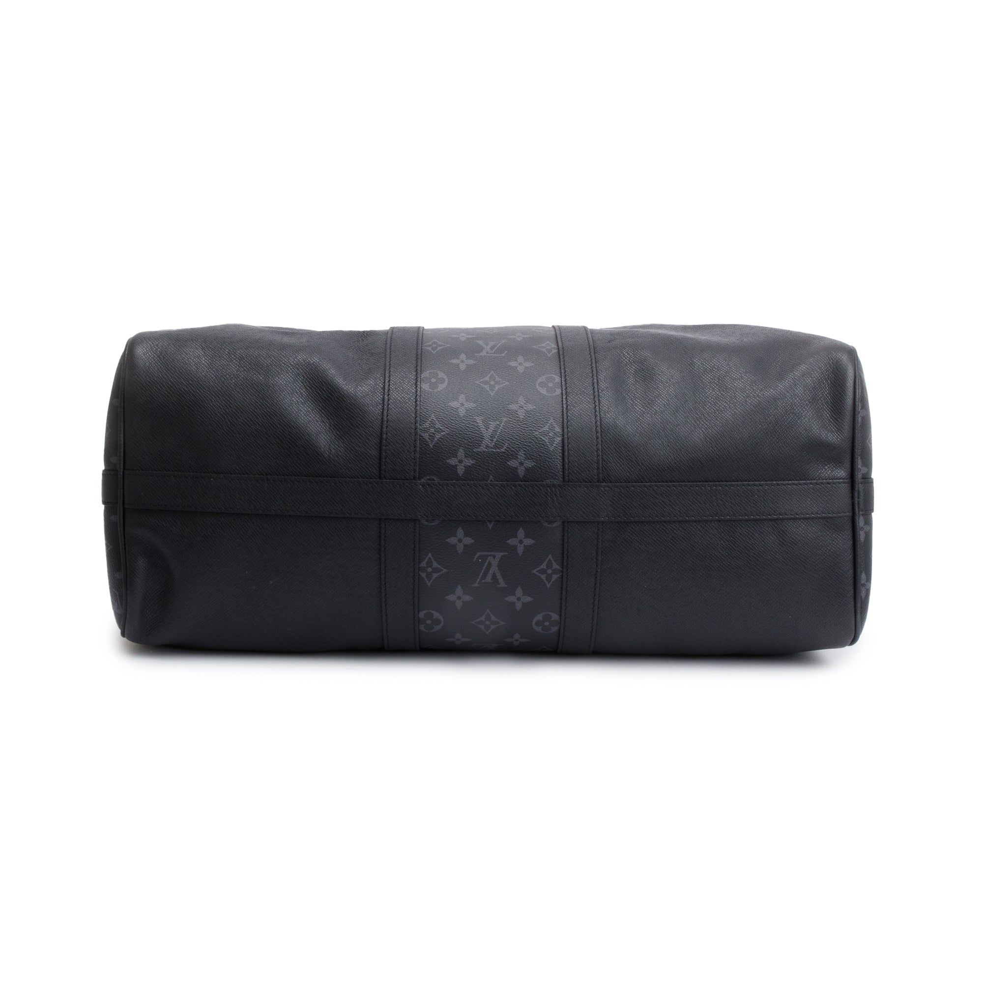 Louis Vuitton 2022 Black Taigarama Keepall Bandouliere 50