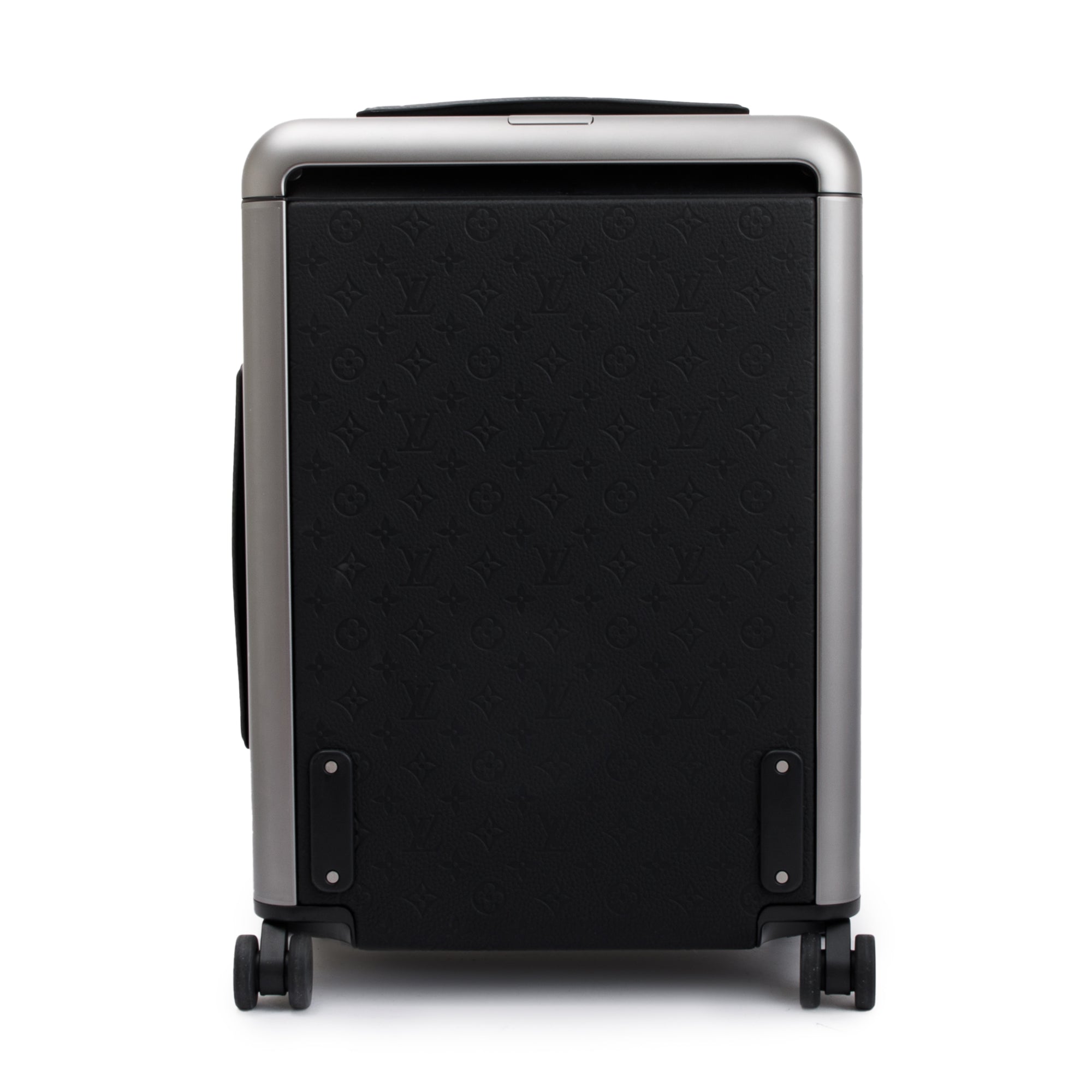 Louis Vuitton 2022 Black Taurillon Monogram Leather Horizon 55 Luggage w/ Box