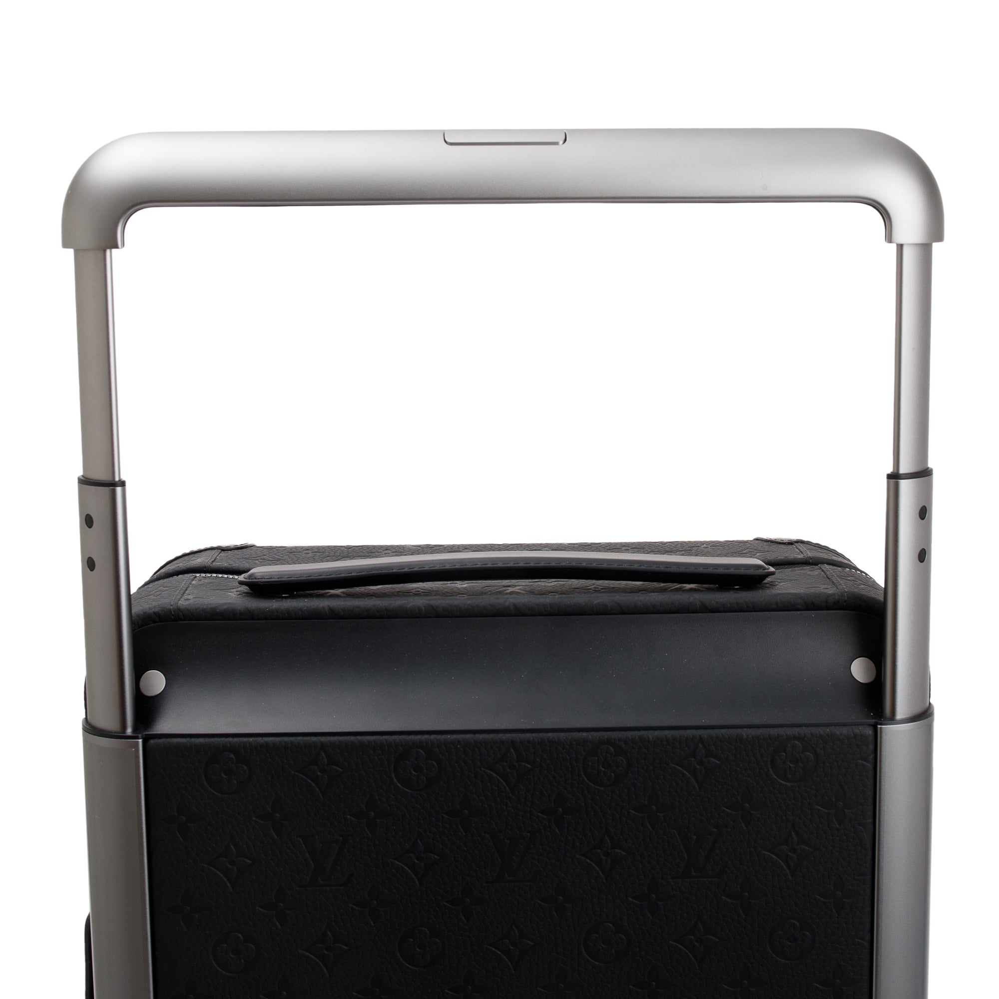 Louis Vuitton 2022 Black Taurillon Monogram Leather Horizon 55 Luggage w/ Box